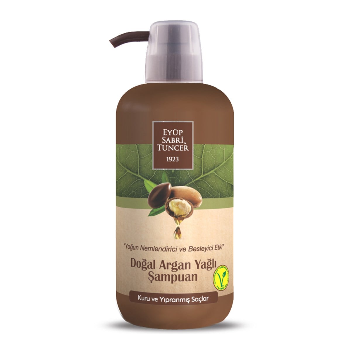 Eyüp Sabri Tuncer Doğal Argan Yağlı Şampuan Kuru ve Yıpranmış Saçlar 600ml