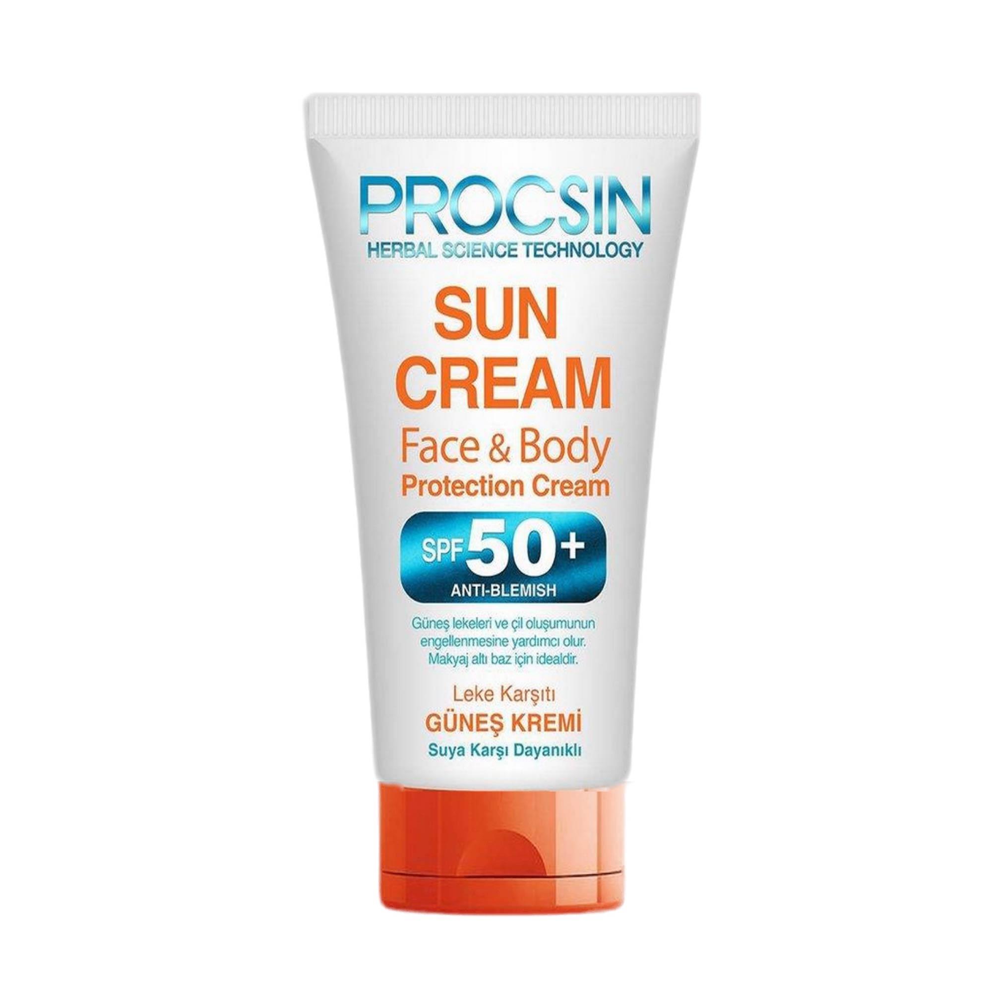 Procsin Güneş Kremi Leke Karşıtı Spf +50 Yüz &Vücut  50ml 
