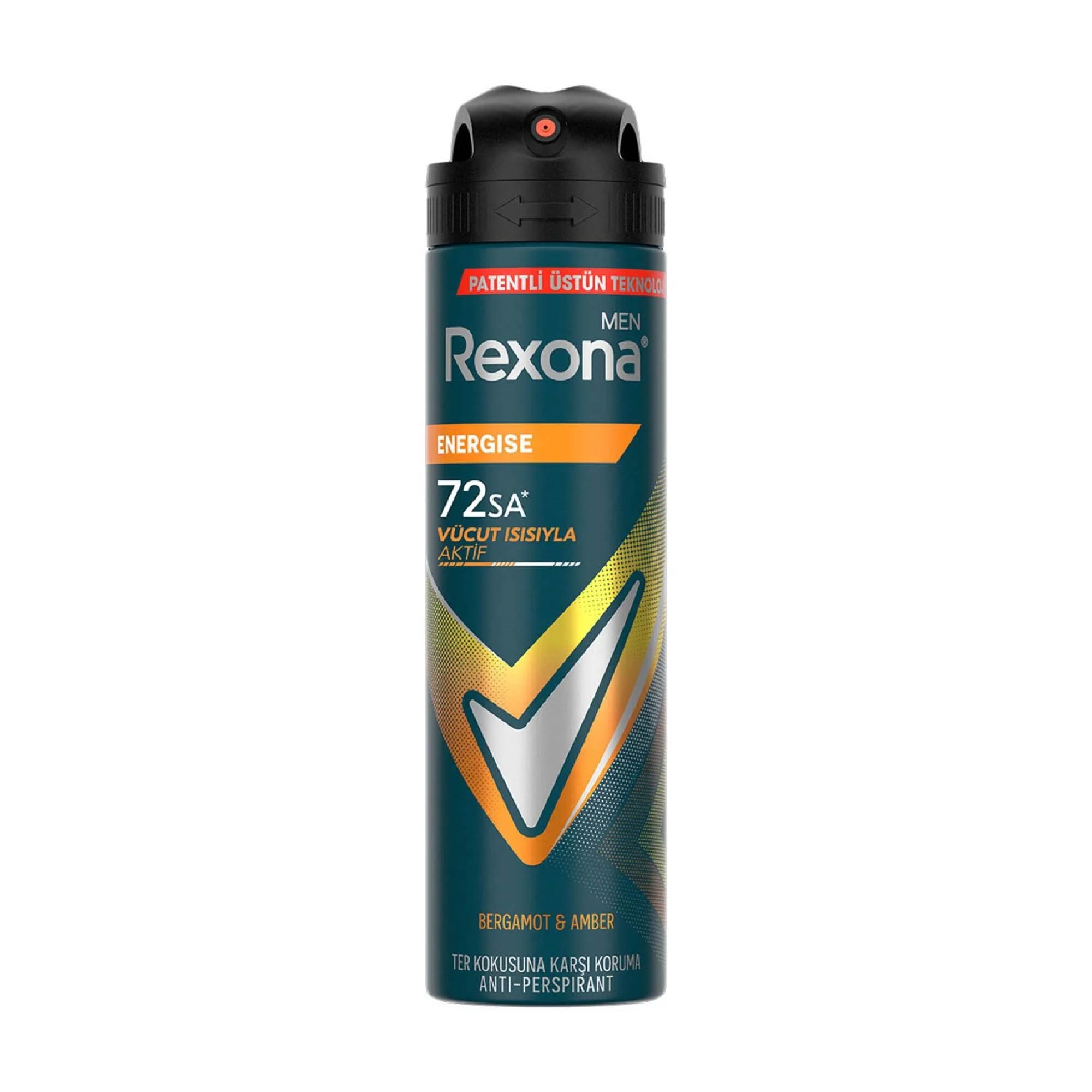 Rexona Men Deodorant Energise Bergamot & Amber 150 ml
