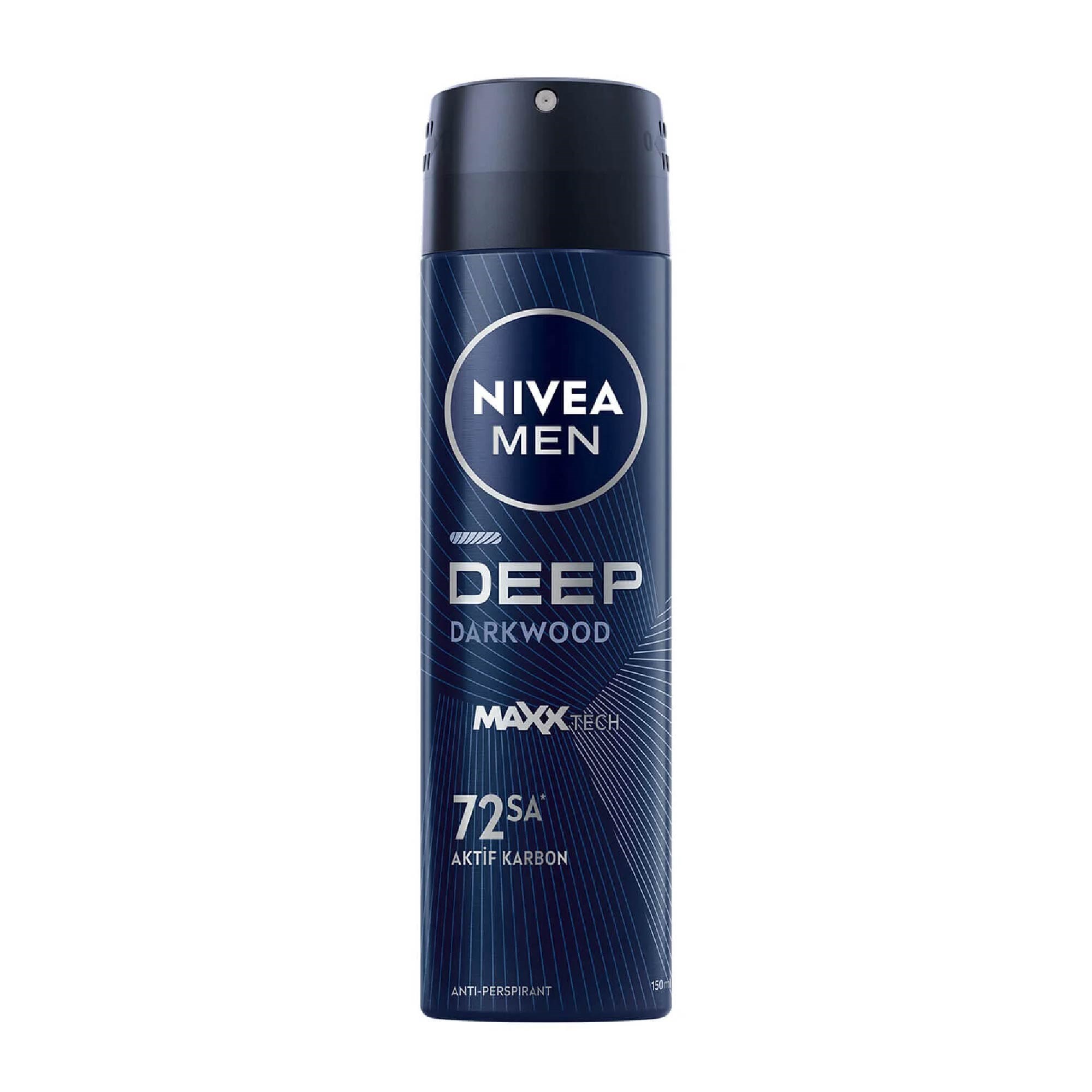 Nivea Men Deodorant Deep Dimension Dark Wood 150ml