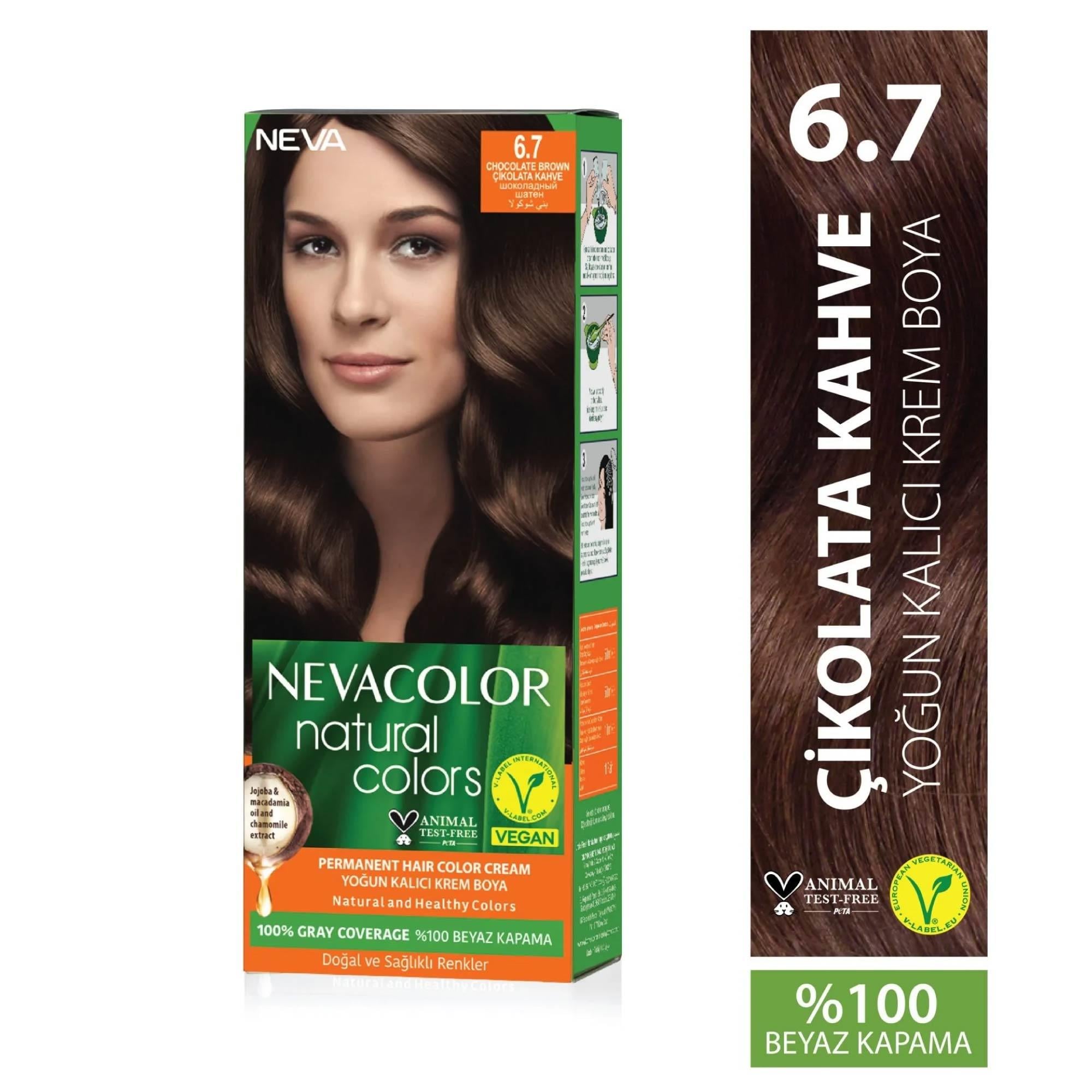 Nevacolor Natural Colors Set Boya Çikolata Kahve 6.7