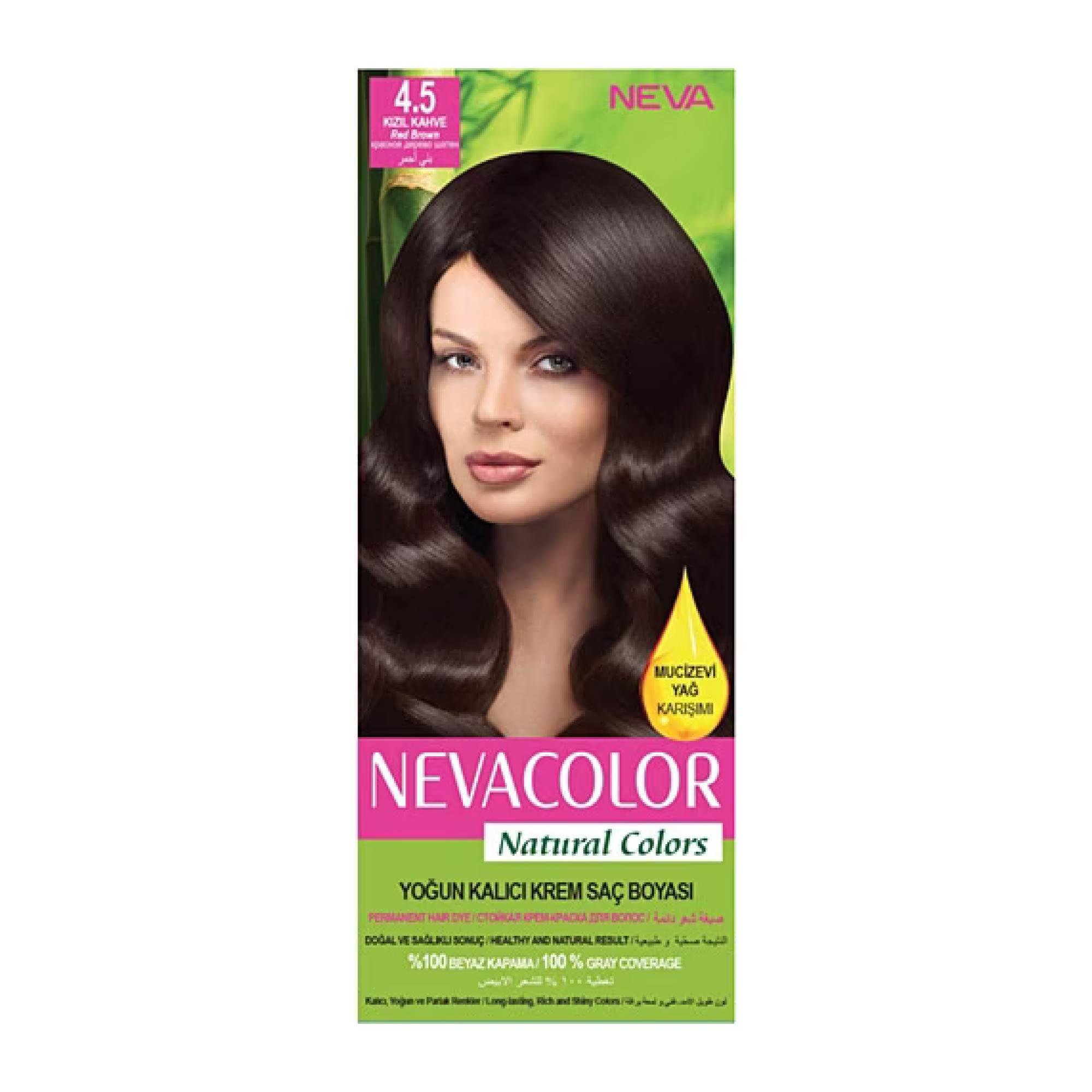 Nevacolor Natural Colors Set Boya Kızıl Kahve 4.5