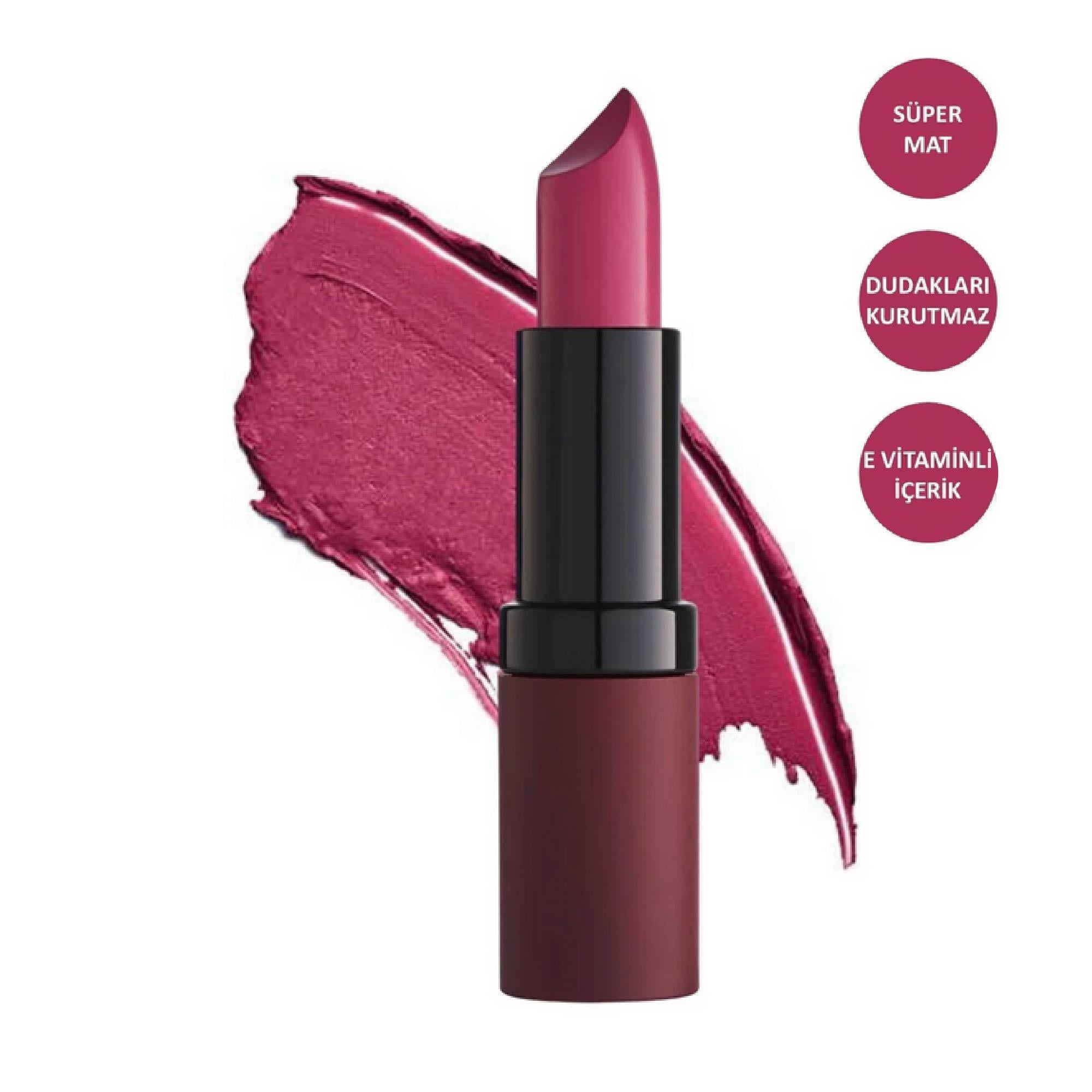 Golden Rose Velvet Matte Lipstick Mat Ruj No.08