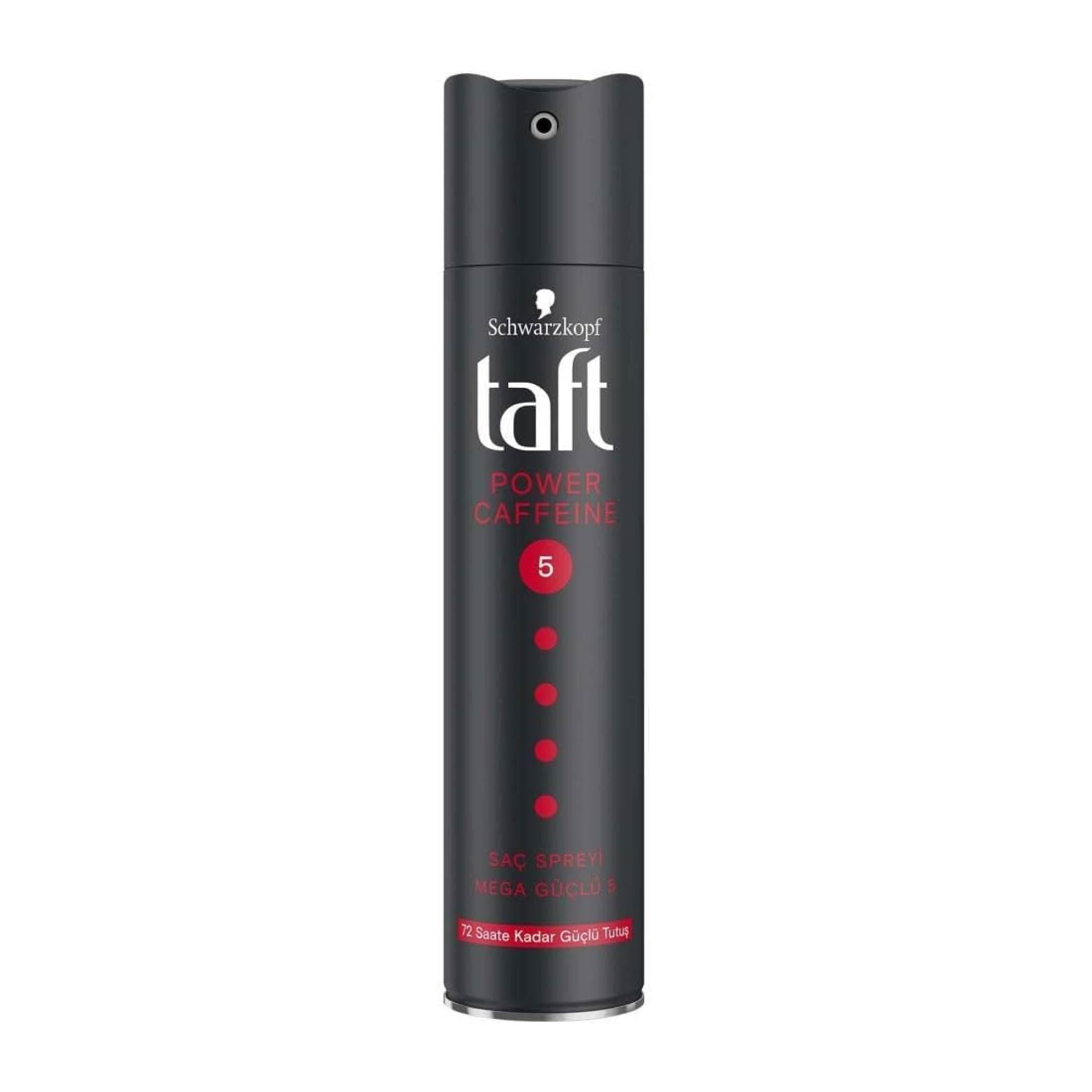 Taft Saç Spreyi Power Caffeine Mega Güçlü 5 250ml