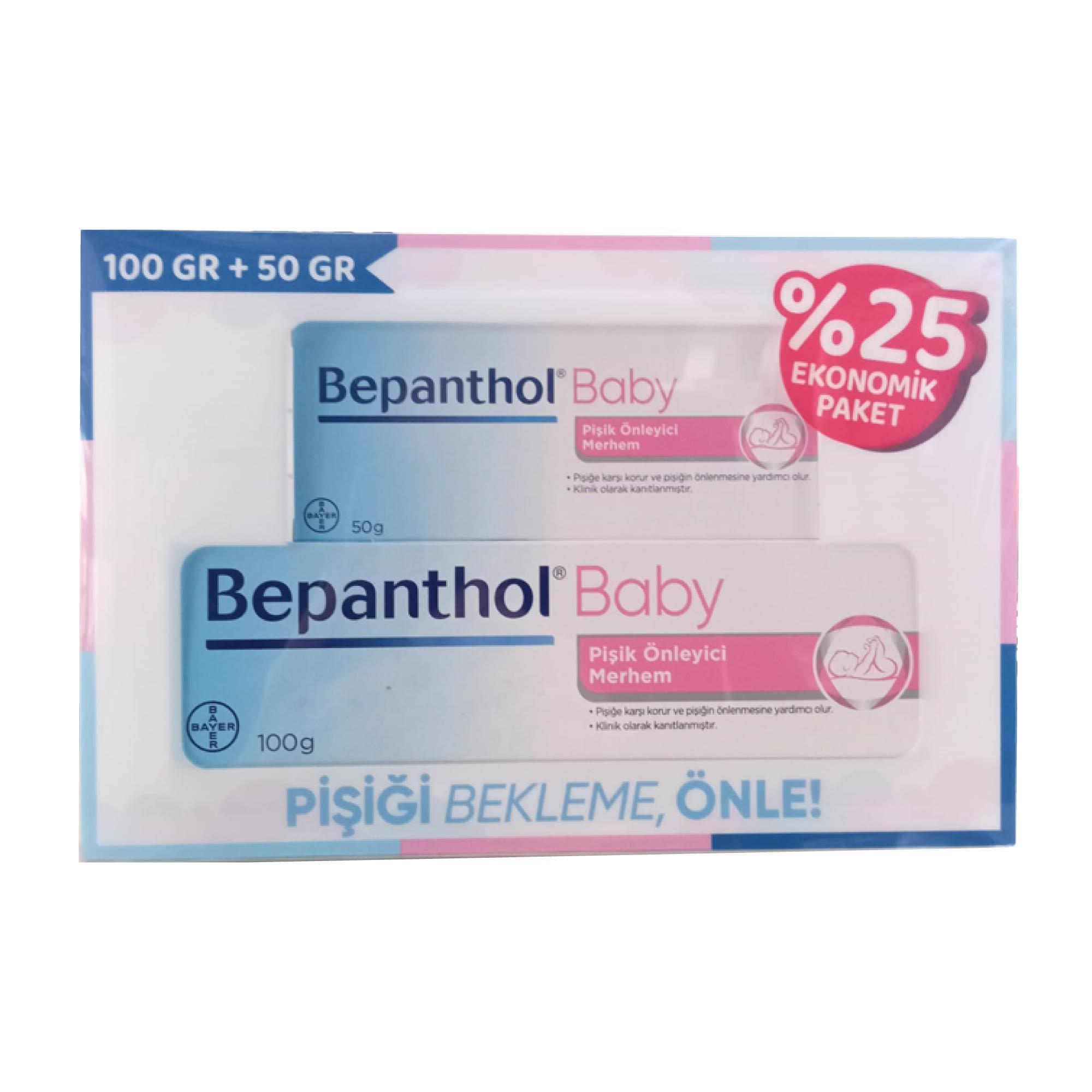 Bepanthol Baby Pişik Önleyici Merhem 100gr + 50gr Ekonomik Paket