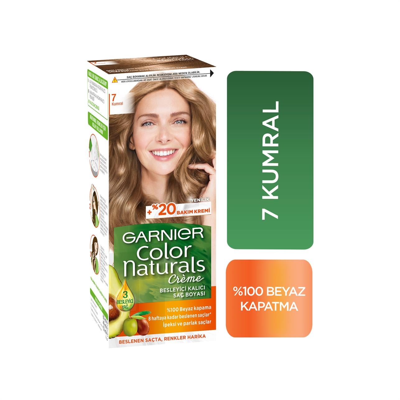 Garnier Color Naturals Creme Saç Boyası Kumral 7