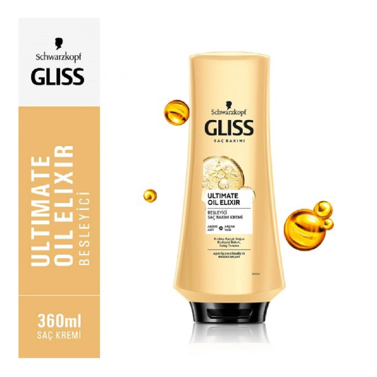 Gliss Saç Kremi Ultimate Oil Elixir Besleyici 360ml