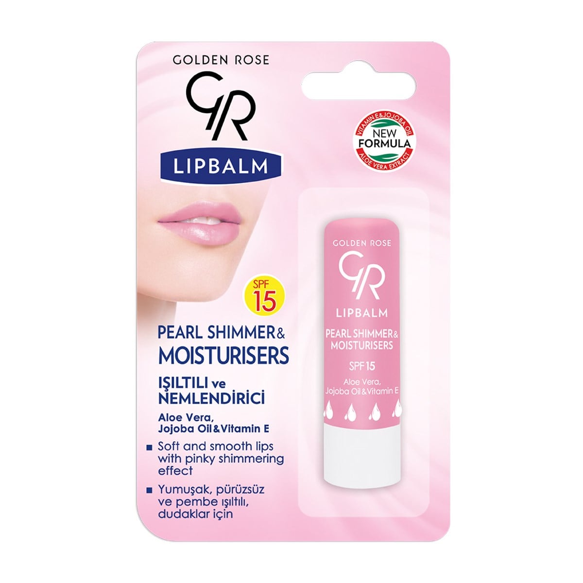 Golden Rose Lip Balm Işıltı ve Nemlendirici Dudak Balmı SPF15