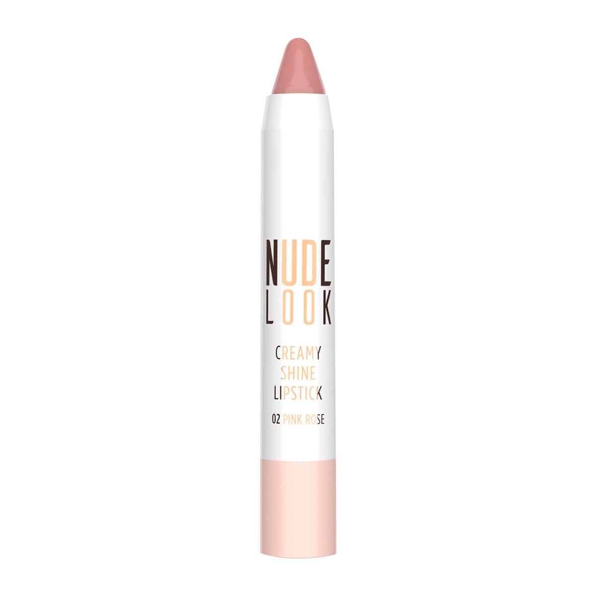 Golden Rose Nude Look Creamy Shine Lipstick 02 Pink Rose 