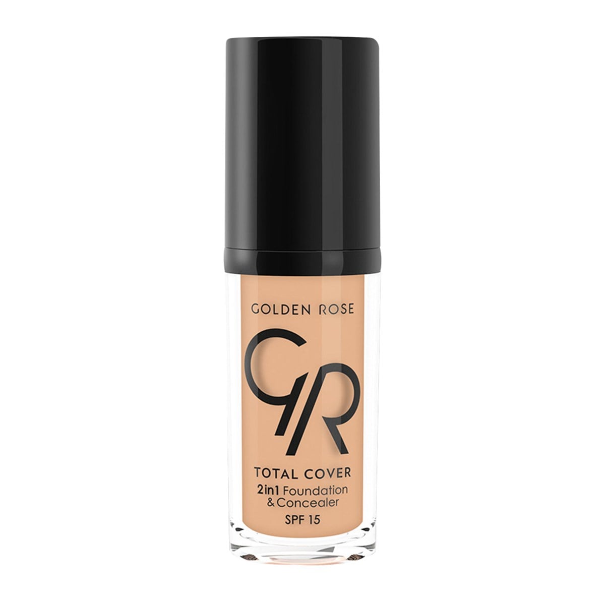 Golden Rose Total Cover 2in1 Foundation & Concealer SPF 15 30ml - 12