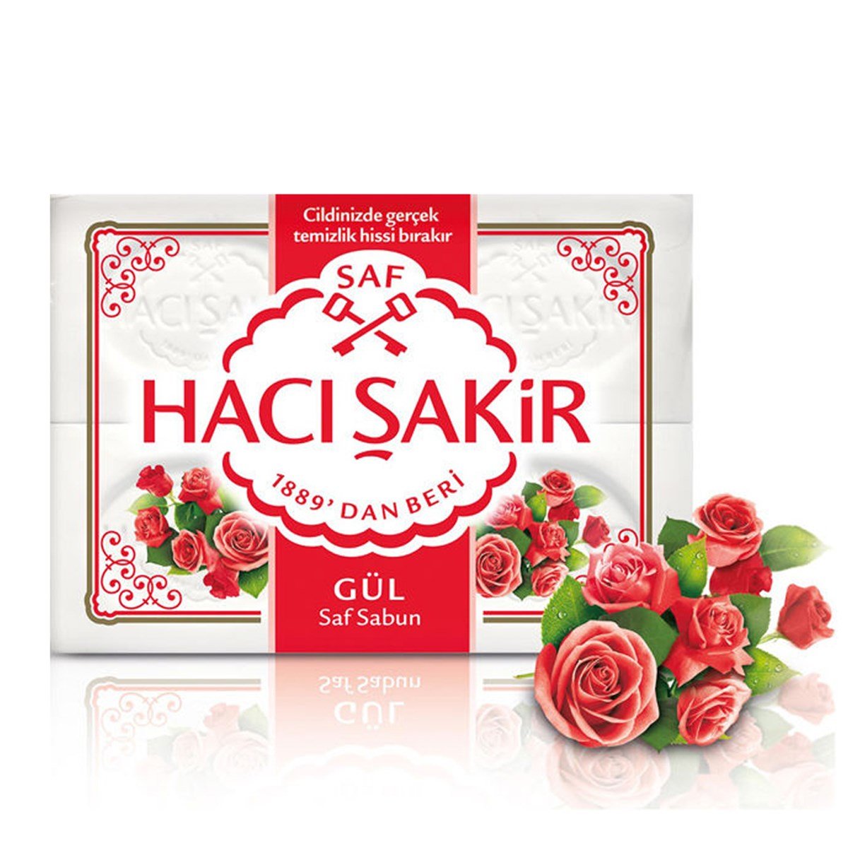 Hacı Şakir Saf Sabun Gül 600g