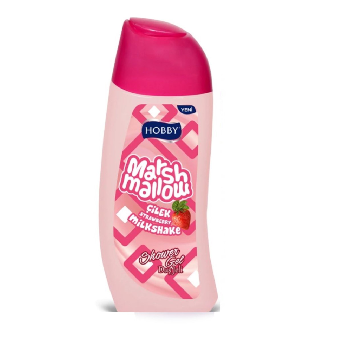 Hobby Duş Jeli Marsh Mallow Çilek Milkshake 500ml