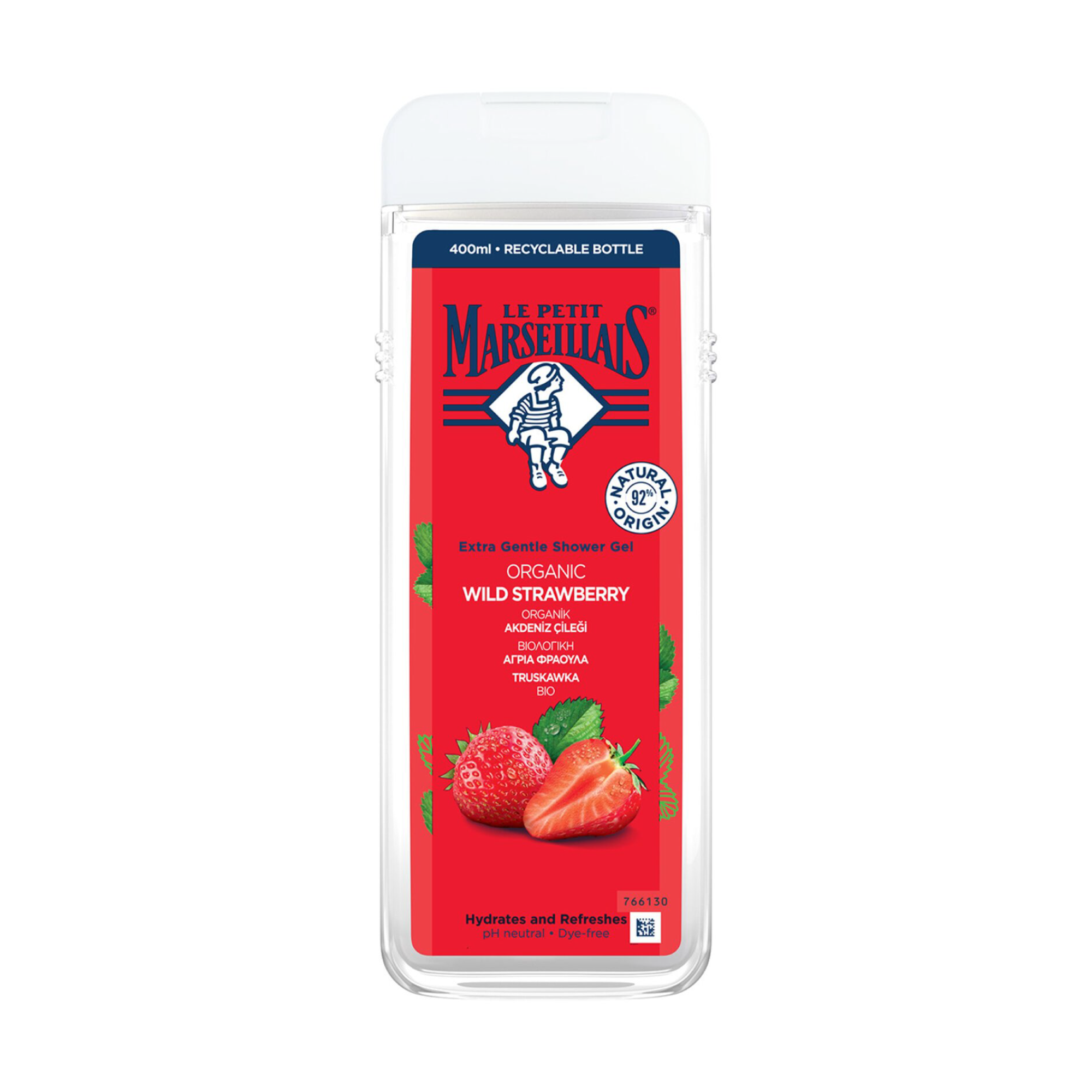 Le Petit Marseillals Organik Akdeniz Çileği Duş Jeli 400 ml
