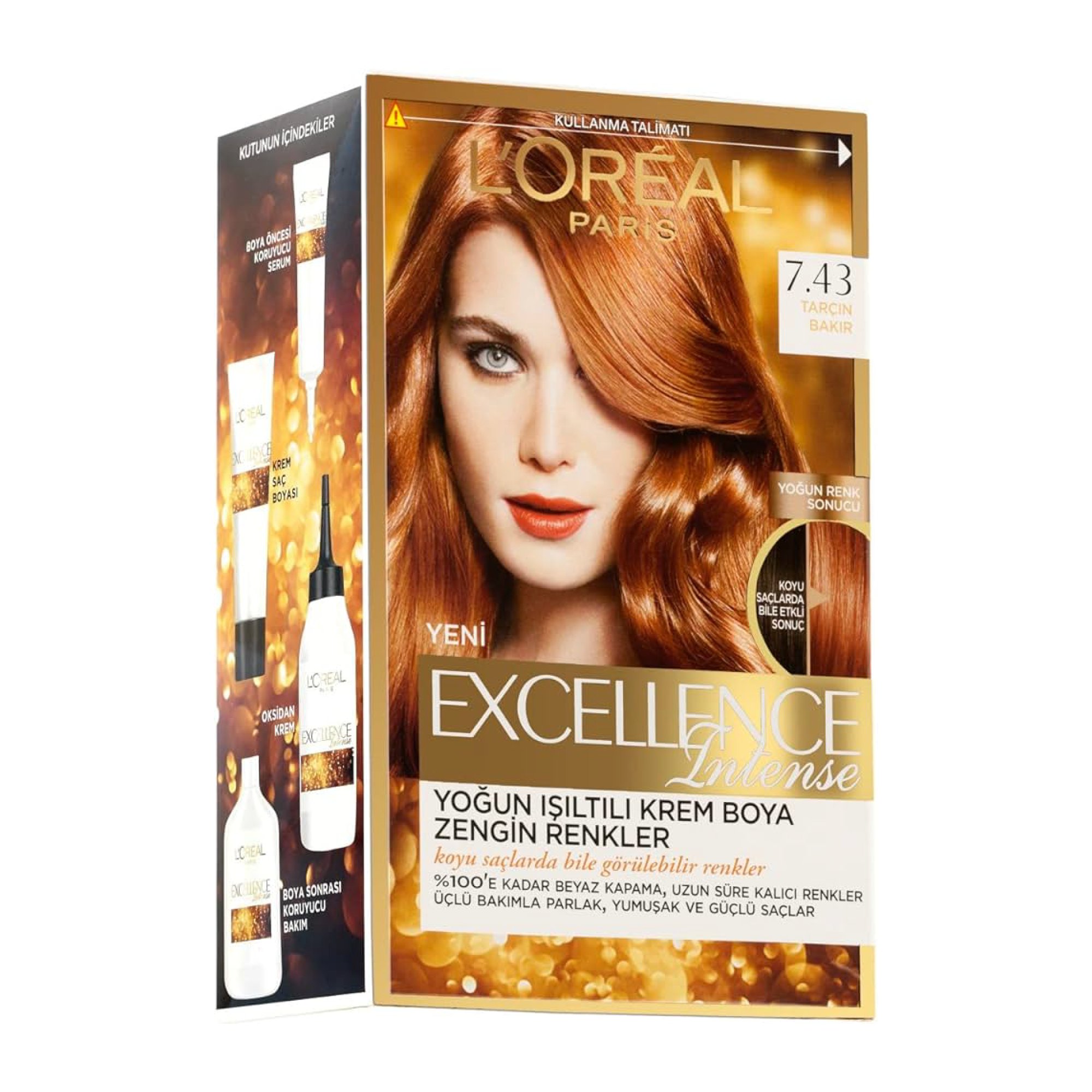 Loreal Paris Excellence Intense Saç Boyası 7.43 Tarçın Bakır