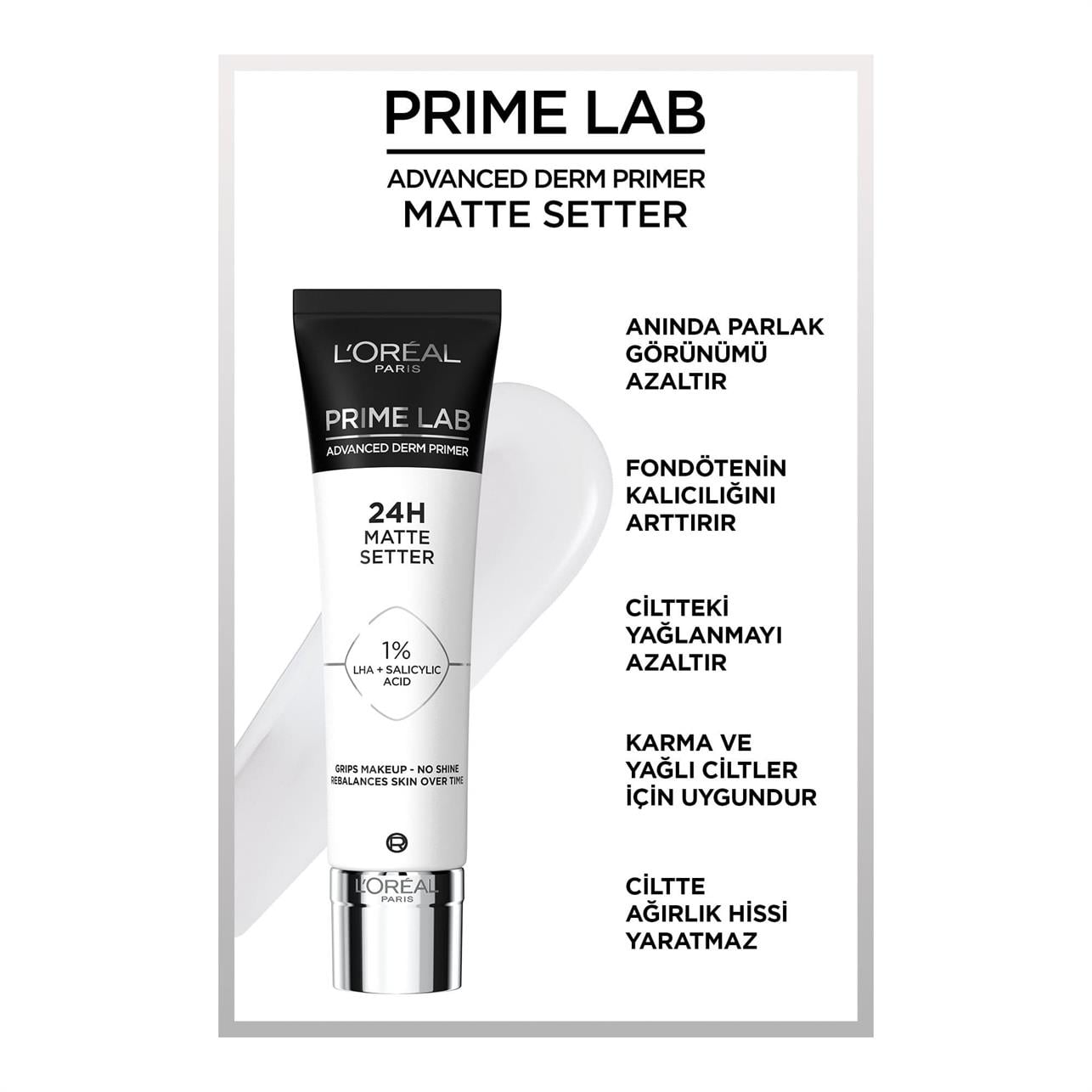 Loreal Paris Prime Lab Matlaştırıcı Makyaj Bazı 30ml