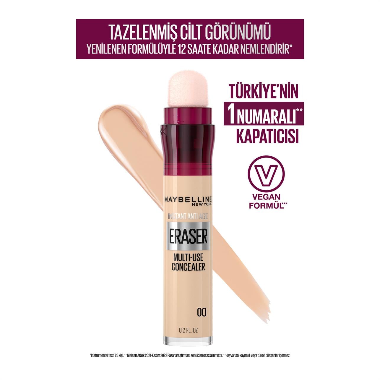 Maybelline New York Instant Anti Age Eraser Kapatıcı 00