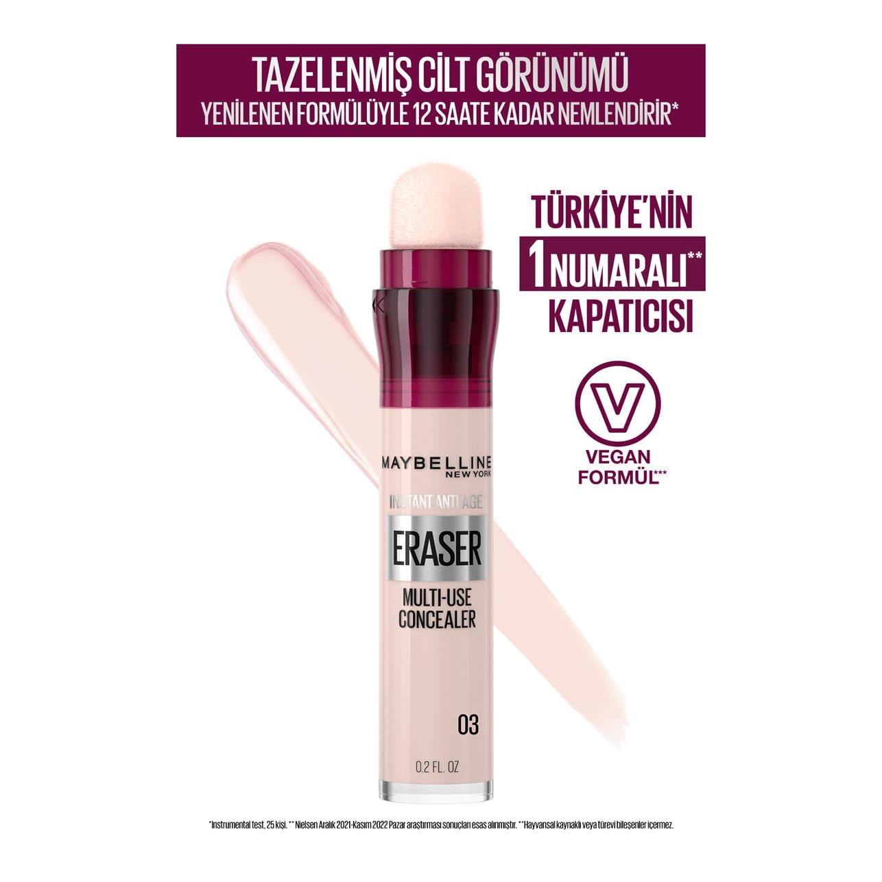 Maybelline New York Instant Anti Age Eraser Kapatıcı 03