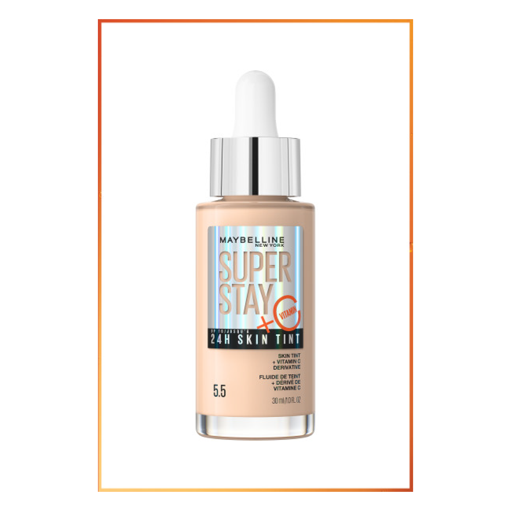 Maybelline New York Super Stay 24 H Skin Tint +C Vitamin Fondöten 05.5