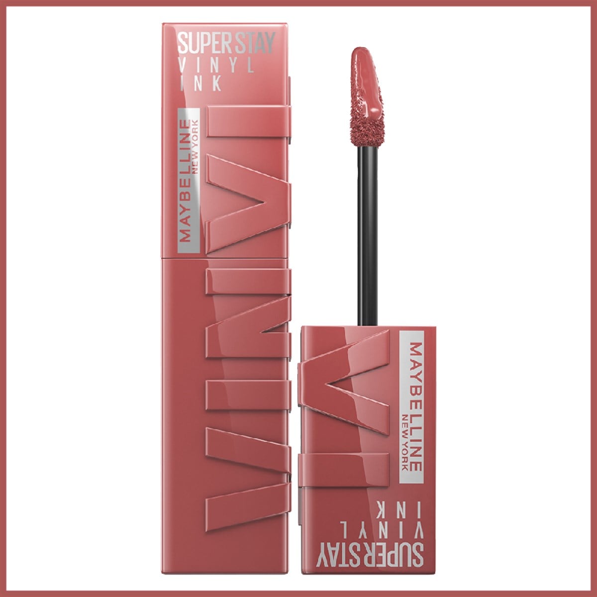 Maybelline New York Super Stay Vinyl Ink Uzun Süre Kalıcı Likit Parlak Ruj No:35 Cheeky