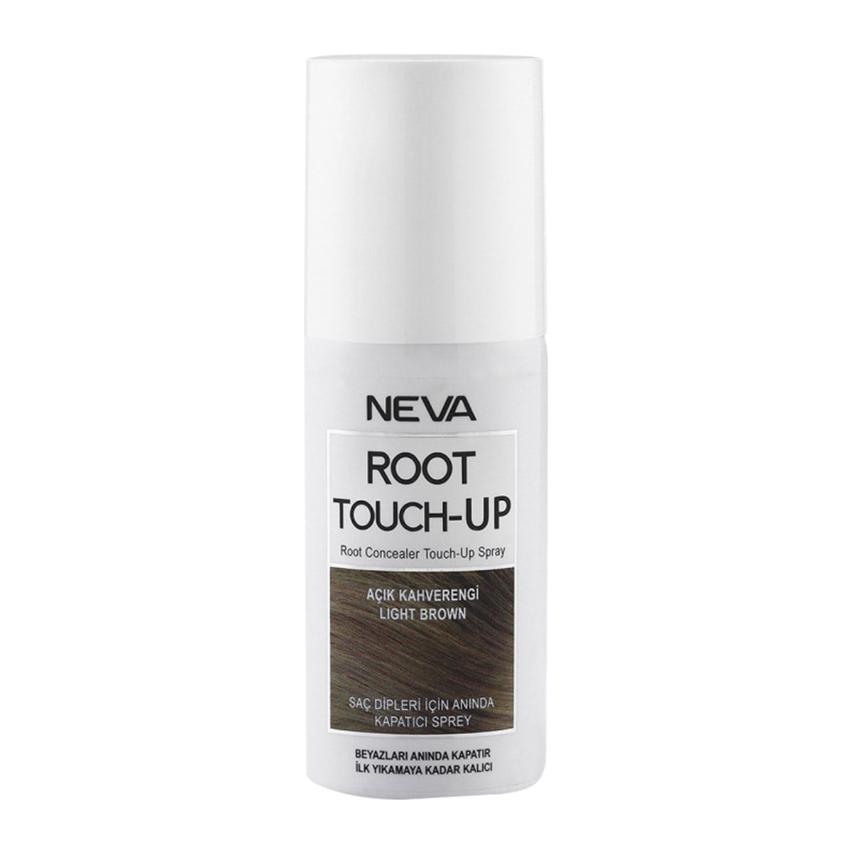 Neva Root Touch-Up Saç Dipleri İçin Kapatıcı Sprey Açık Kahverengi/Light Brown 75 ml 