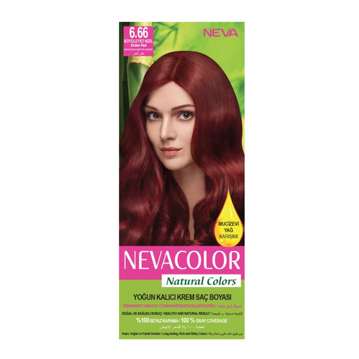 Nevacolor Natural Colors Set Boya Büyüleyici Kızıl 6.66