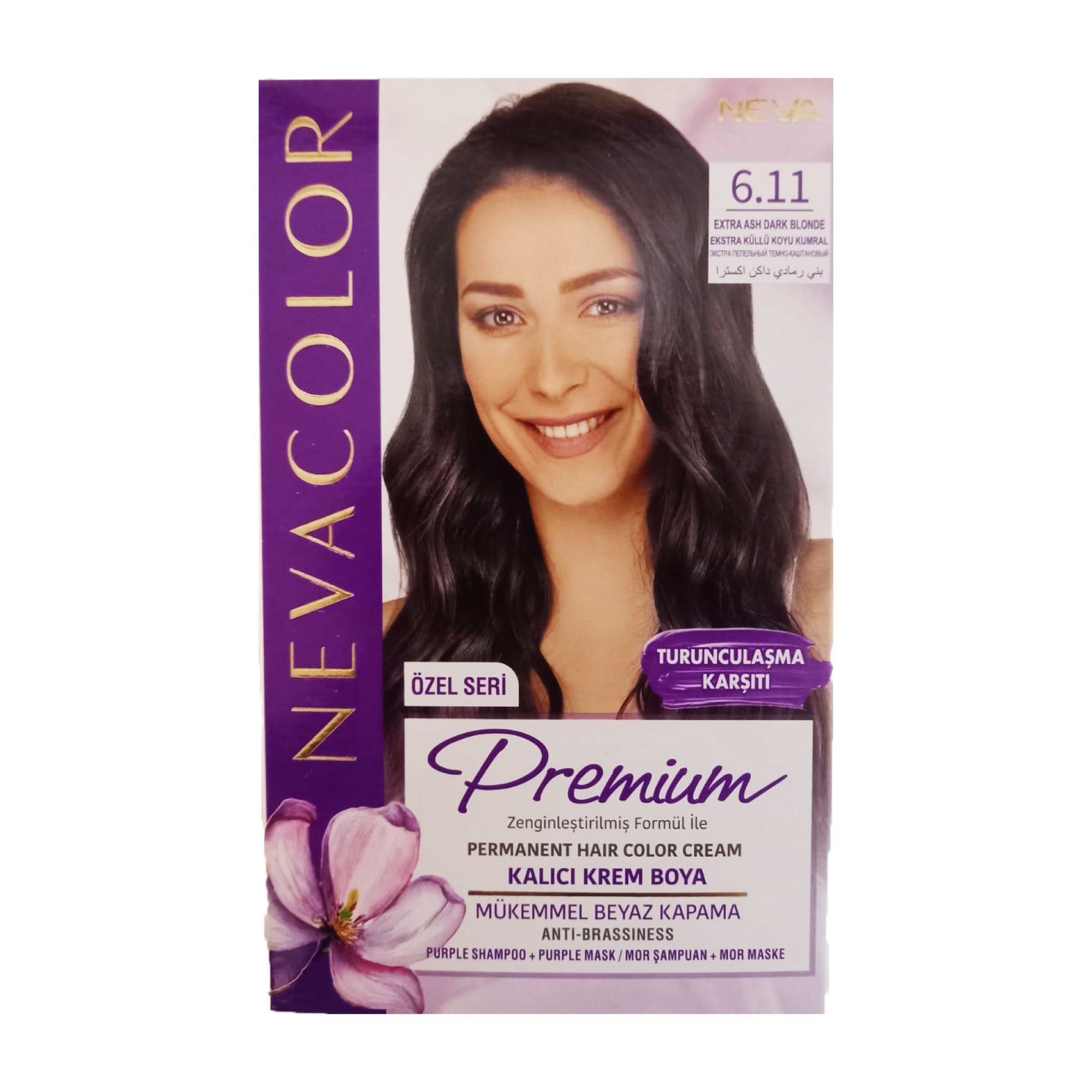 Nevacolor Premium Set Boya Ekstra Küllü Koyu Kumral 6.11