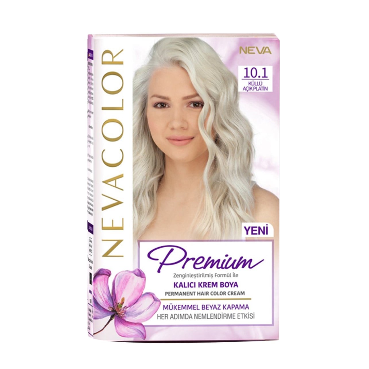 Nevacolor Premium Set Boya Küllü Açık Platin 10.1