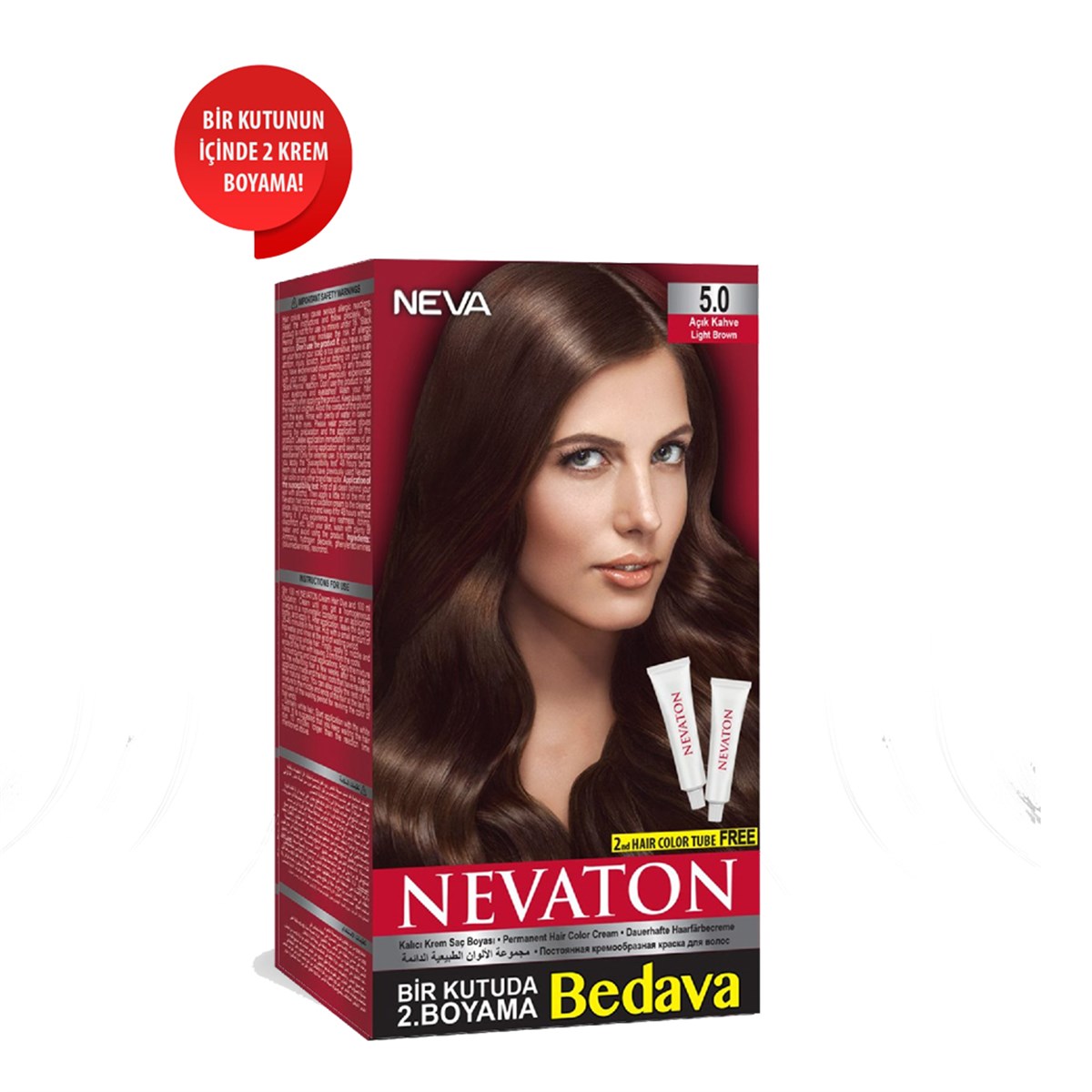 Nevaton Set Boya Açık Kahve 5.0