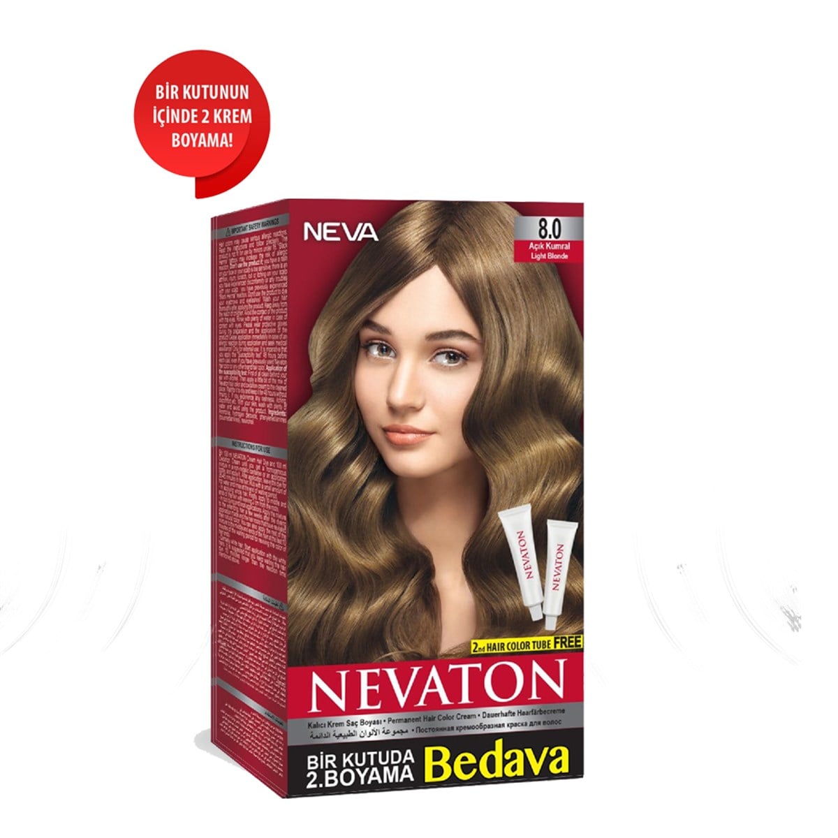 Nevaton Set Boya Açık Kumral 8.0