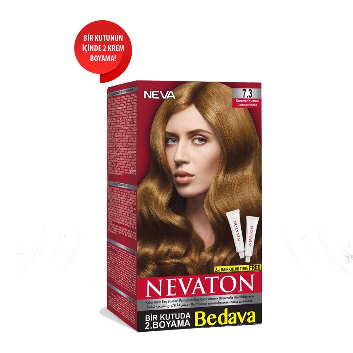 Nevaton Set Boya Karamel Kumral 7.3