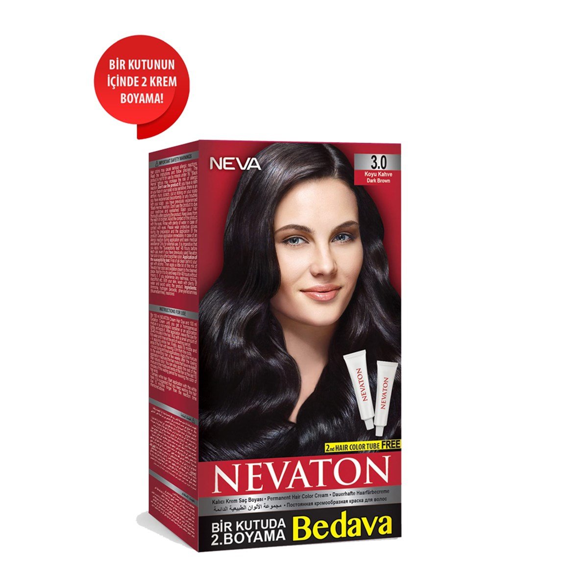 Nevaton Set Boya Koyu Kahve 3.0