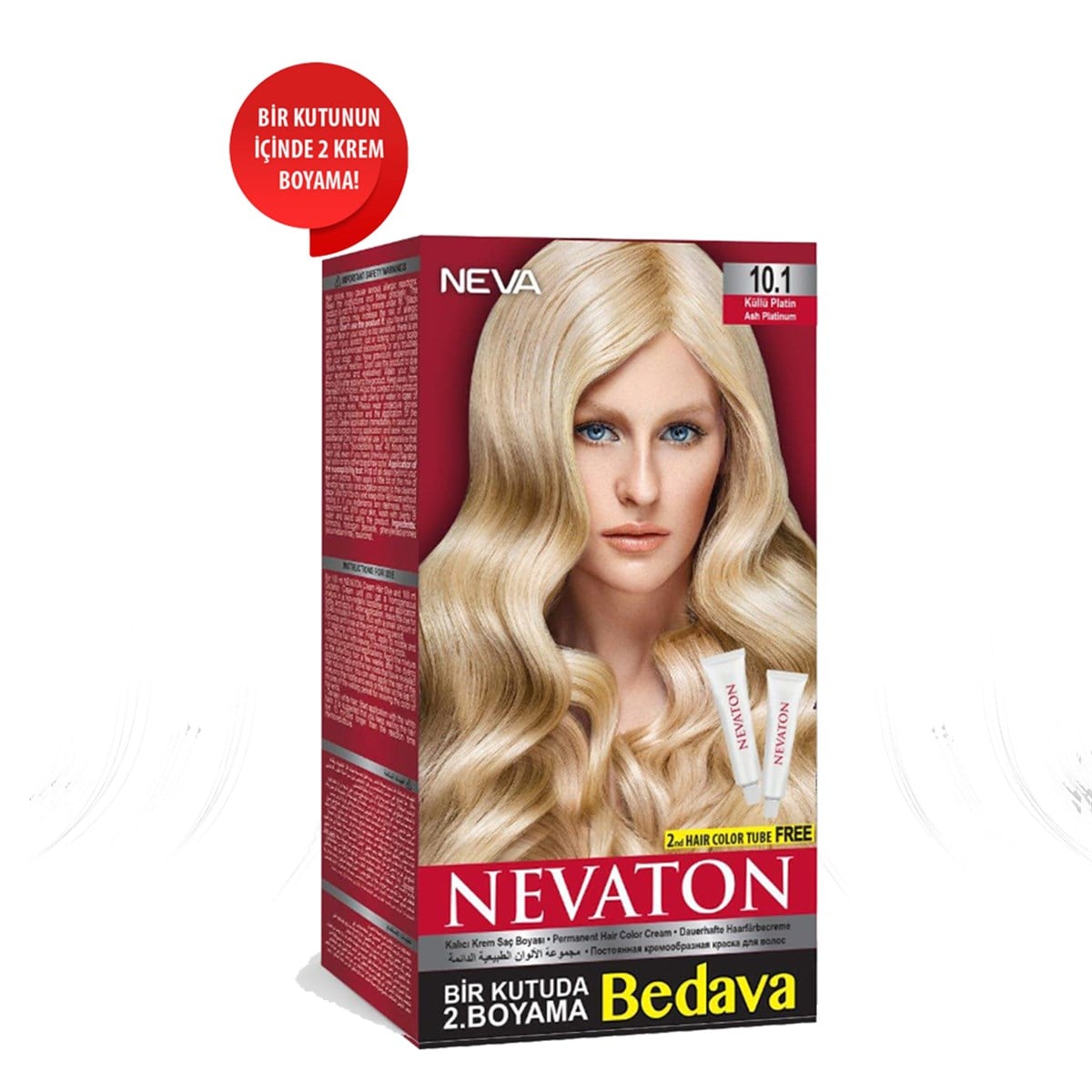 Nevaton Set Boya Küllü Platin 10.1