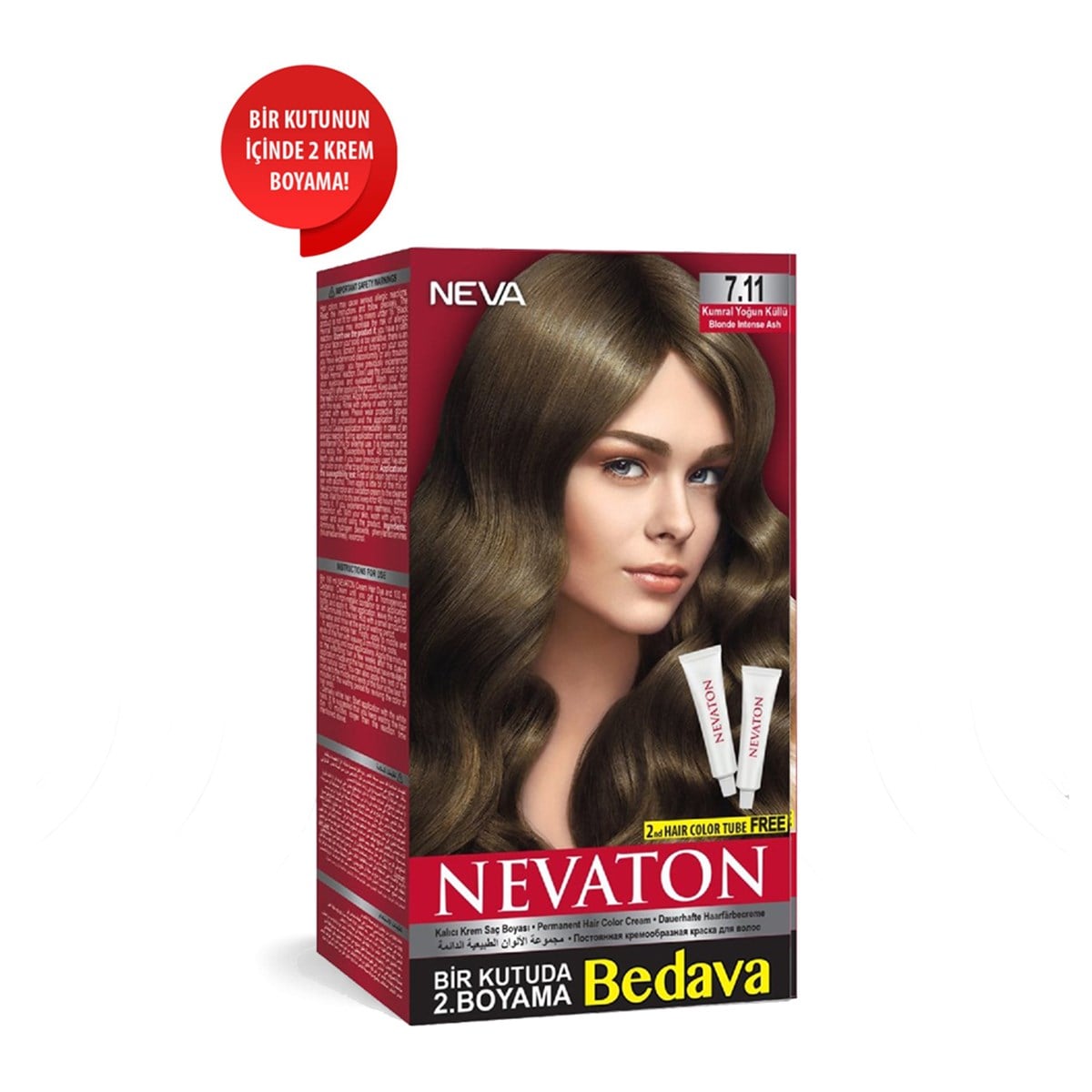 Nevaton Set Boya Kumral Yoğun Küllü 7.11