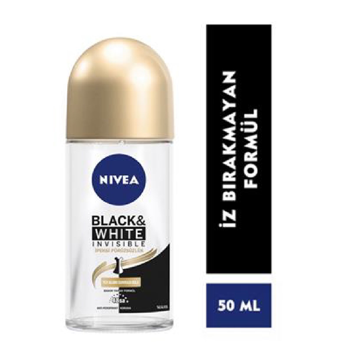 Nivea Black&White İpeksi Pürüzsüzlük Roll-On 50ml