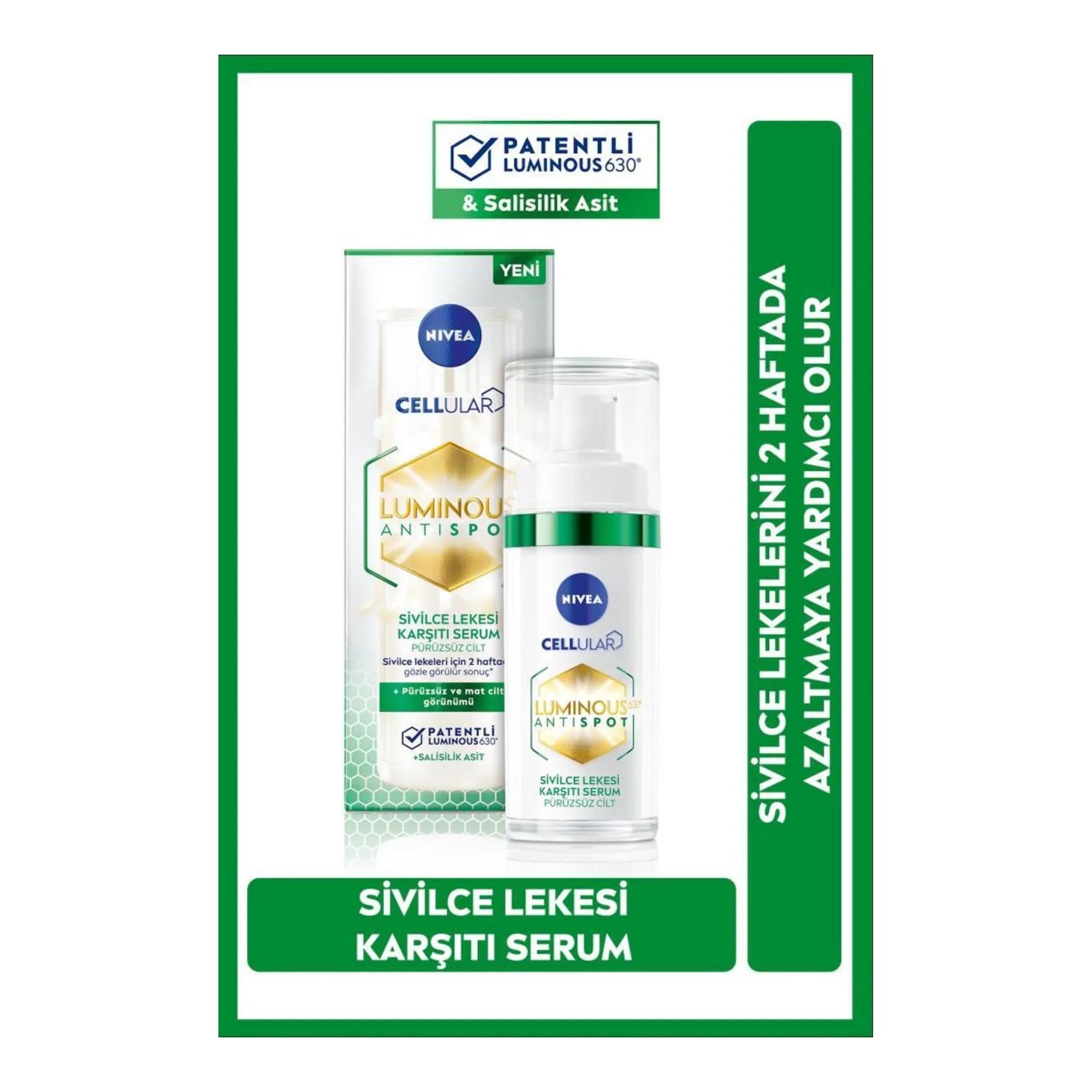 Nivea Cellular Luminous630 Antispot Sivilce Lekesi Karşıtı Serum 30ml	