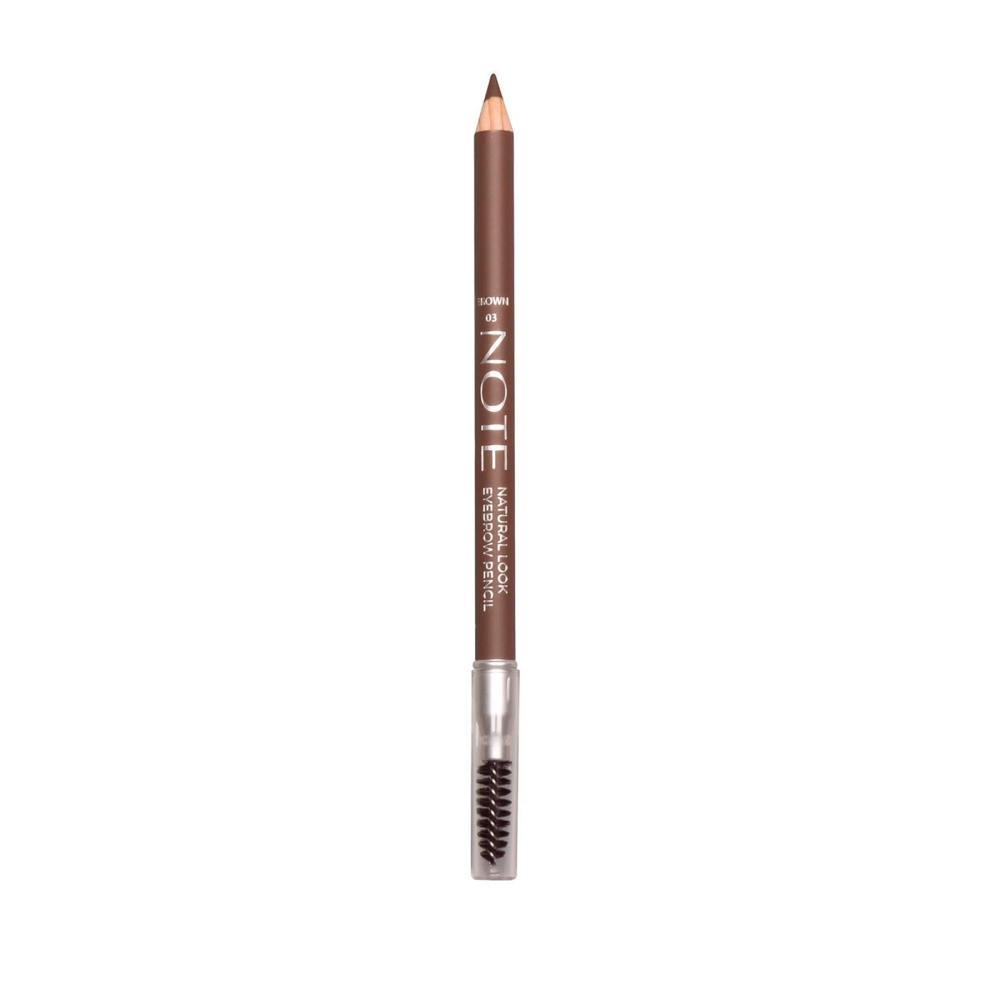 Note Natural Look Eyebrow Pencil Kaş Kalemi 03 Brown 