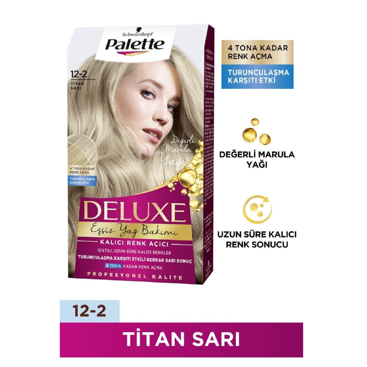 Palette Deluxe Set Boya Titan Sarı 12-2
