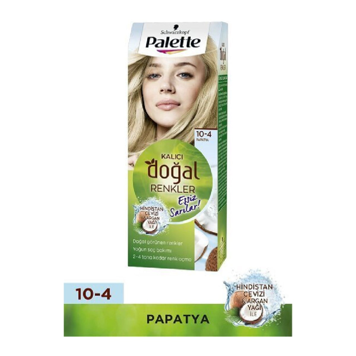 Palette Kalıcı Doğal Renkler Set Boya Renk Açıcı Papatya 10-4 