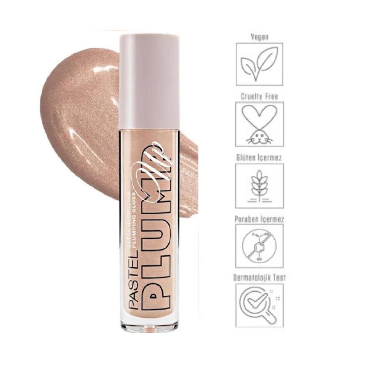 Pastel Plump Up Anında Dolgunlaştıran Dudak Parlatıcısı No.201