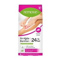 Remove Sir Ağda Bantları 24'lü Set Hassas Ciltler 