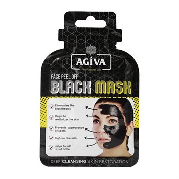 Agiva Black Mask Siyah Maske - Platin
