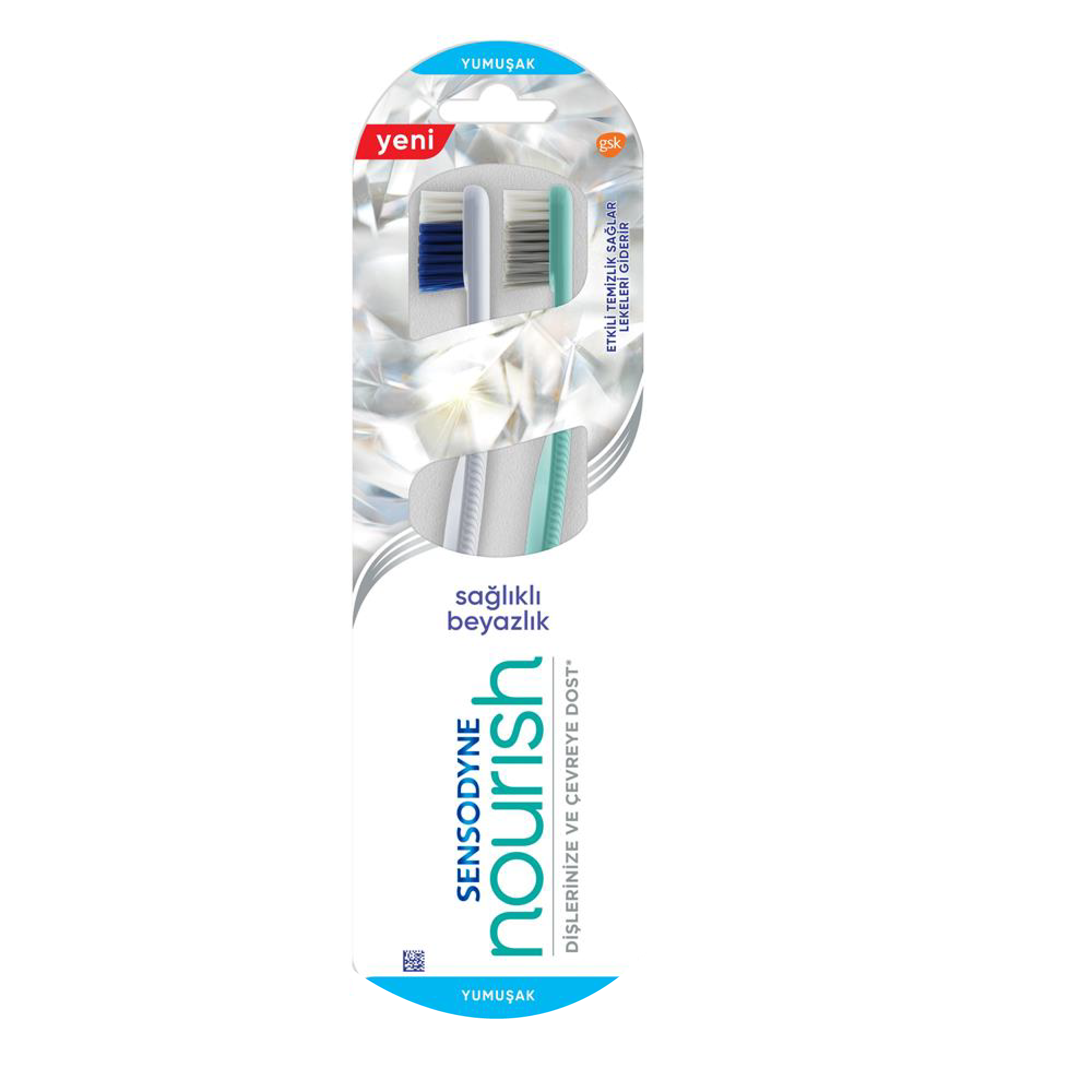  Sensodyne Nourısh Diş Fırçası Sağlıklı Beyazlık Yumuşak 2'li