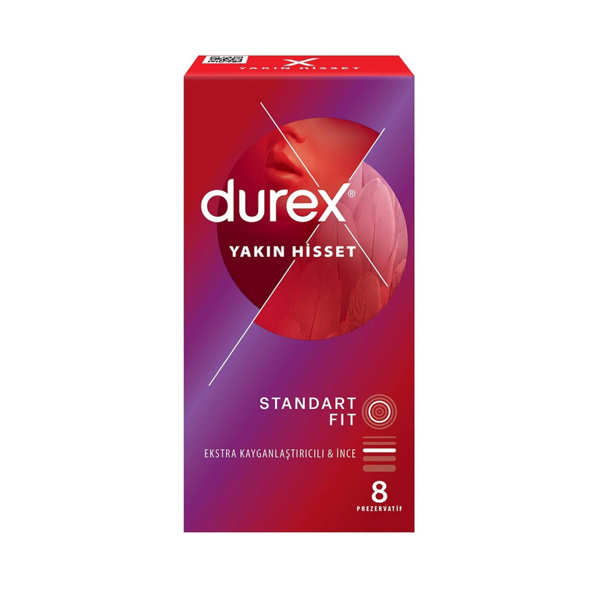 Durex Yakın Hisset  Prezervatif 8'li