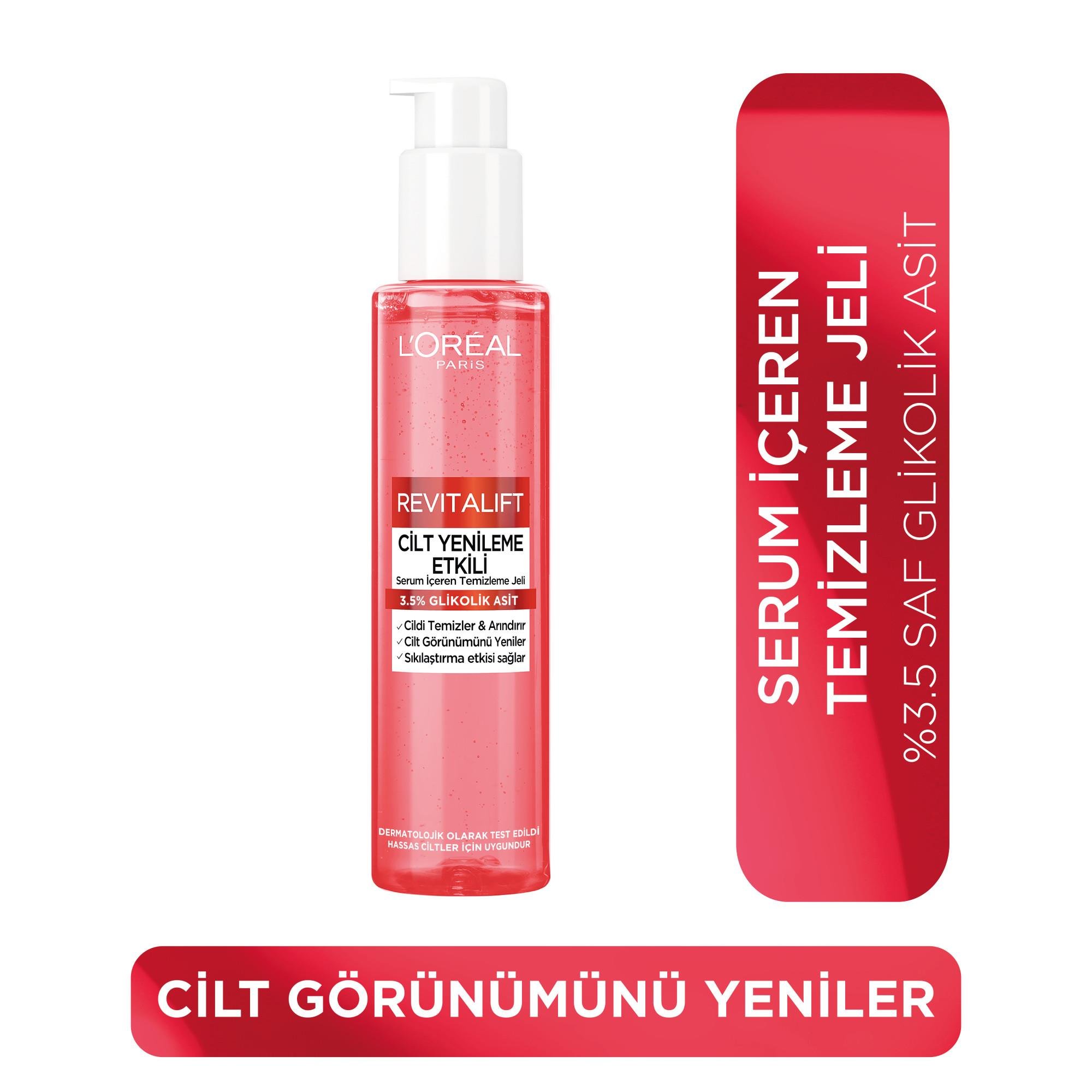 Loreal Paris Revitalift Cilt Yenileme Etkili Temizleme Jeli Glikolik Asit 150 ml