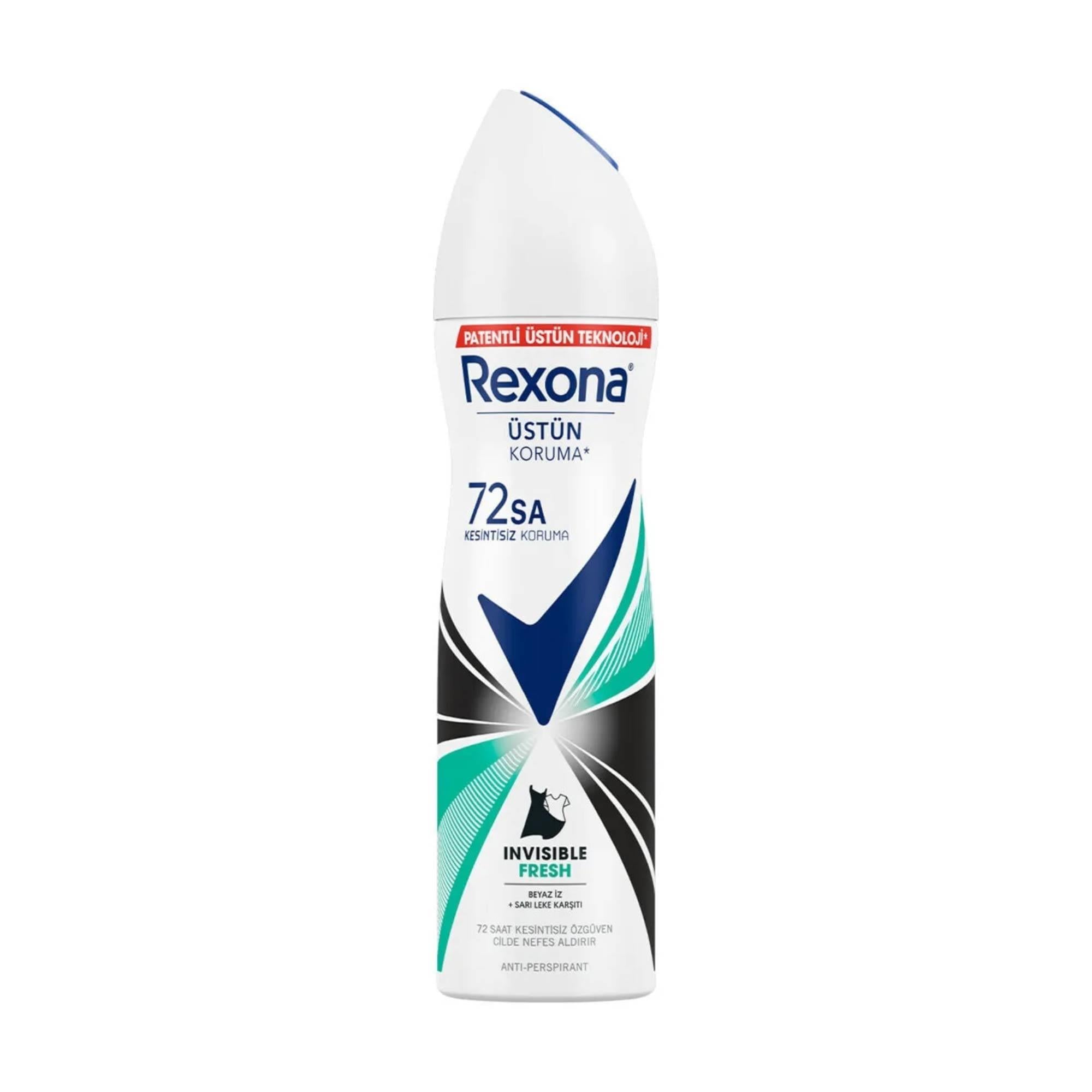 Rexona Deodorant Invisible Black&White Fresh Kadın 150 ml