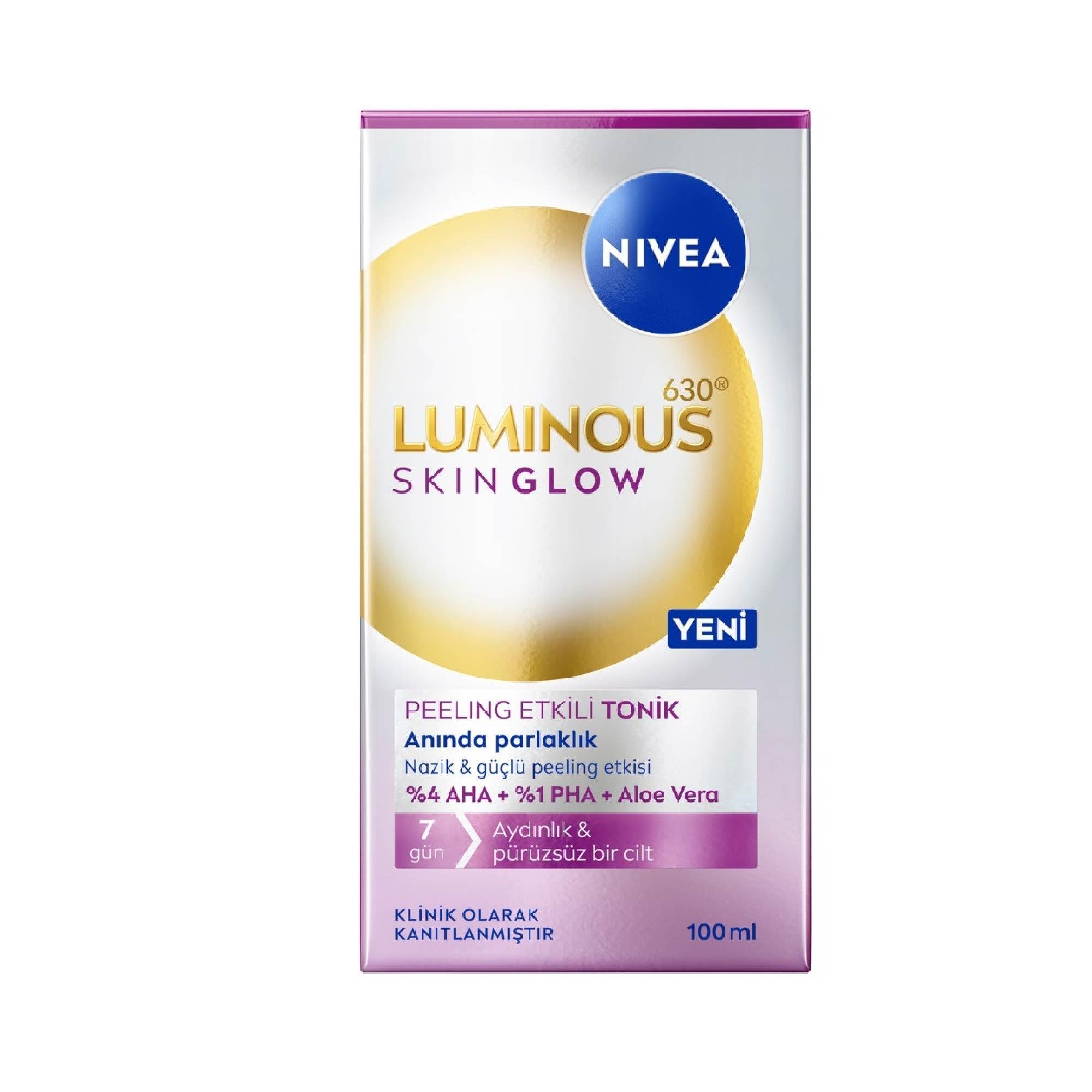 Nivea Luminious630 Skin Glow Peeling Etkili Tonik 100 Ml