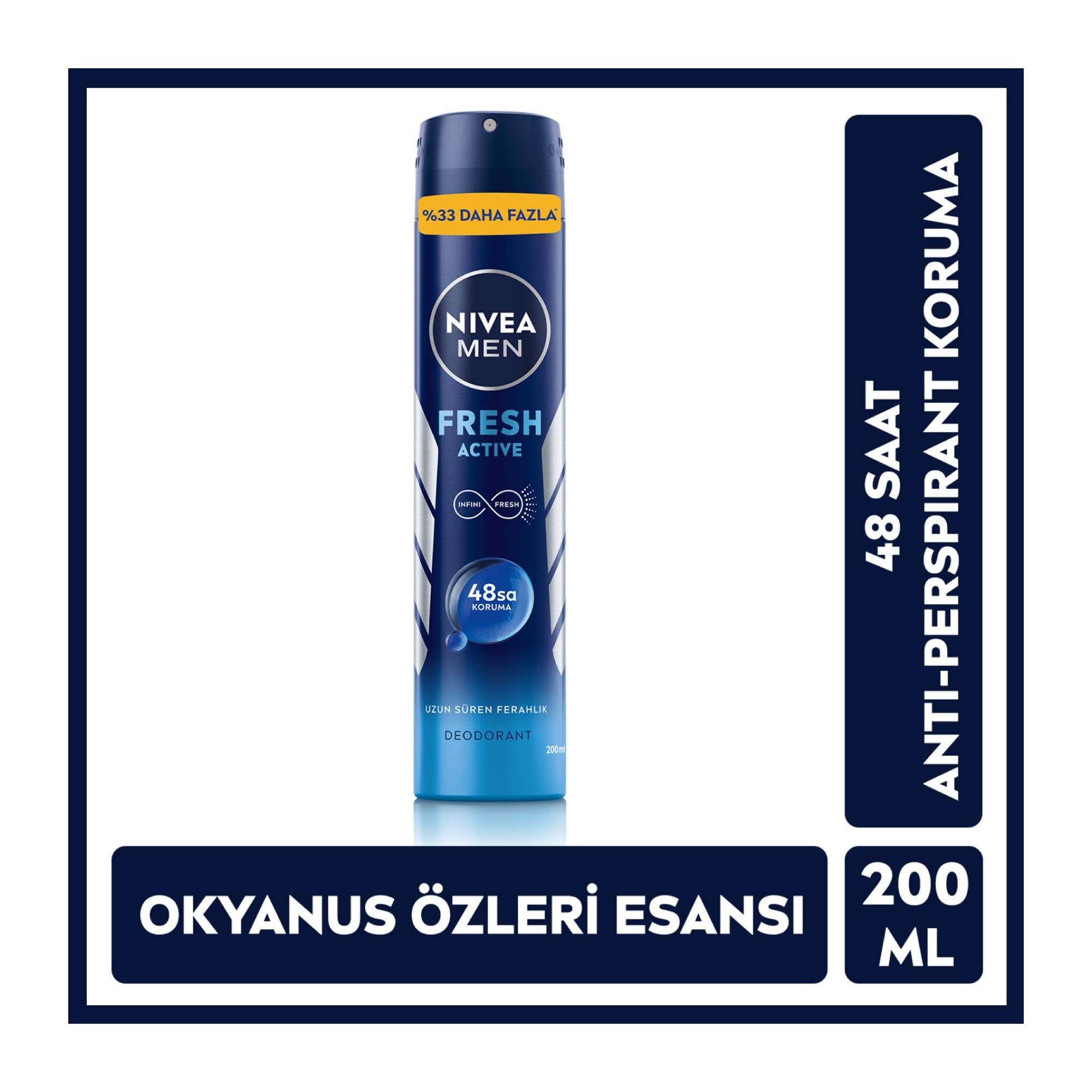 Nivea Men Deodorant Fresh Active 200ml