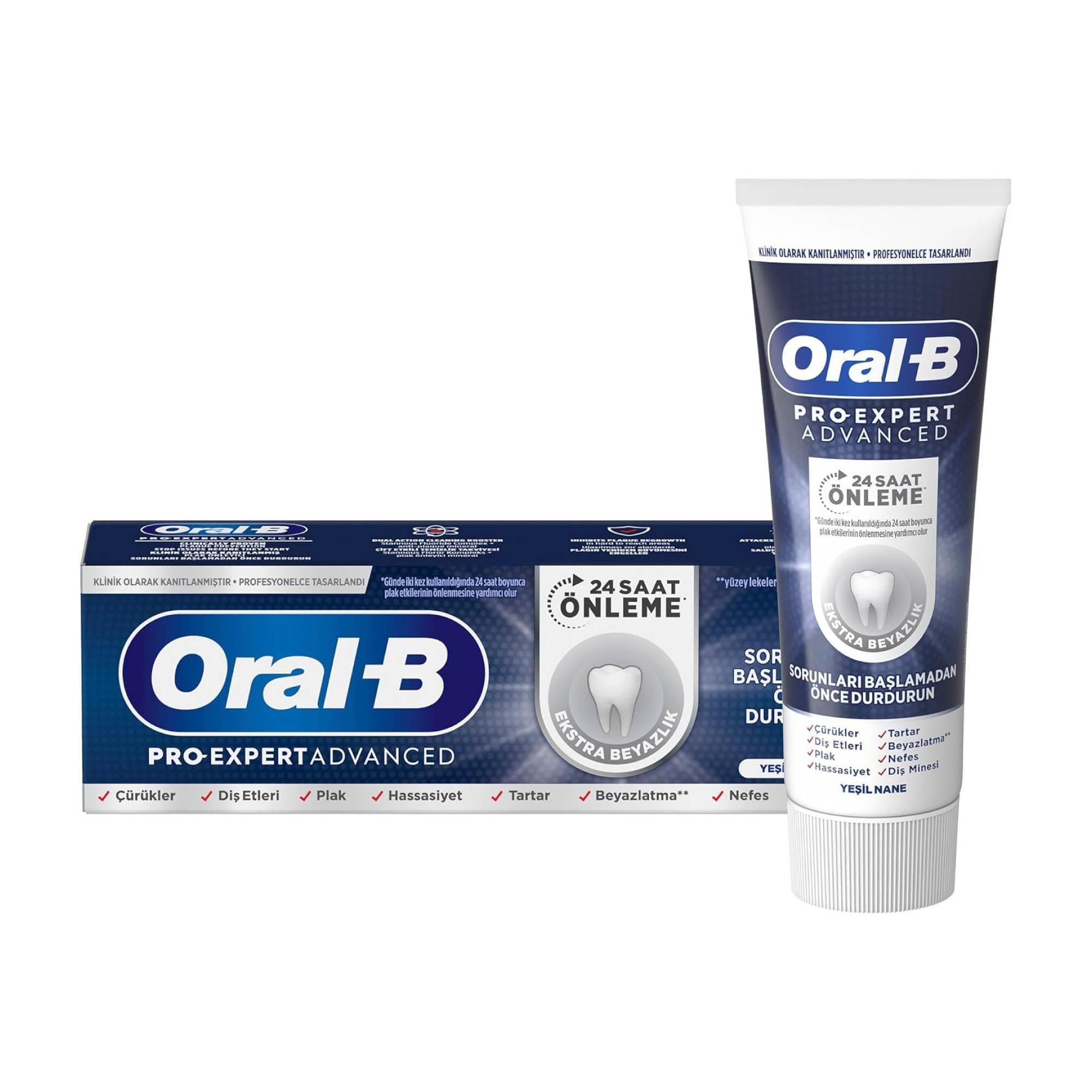 Oral-B Diş Macunu Pro Expert Advanced Ekstra Beyazlık 75 ml