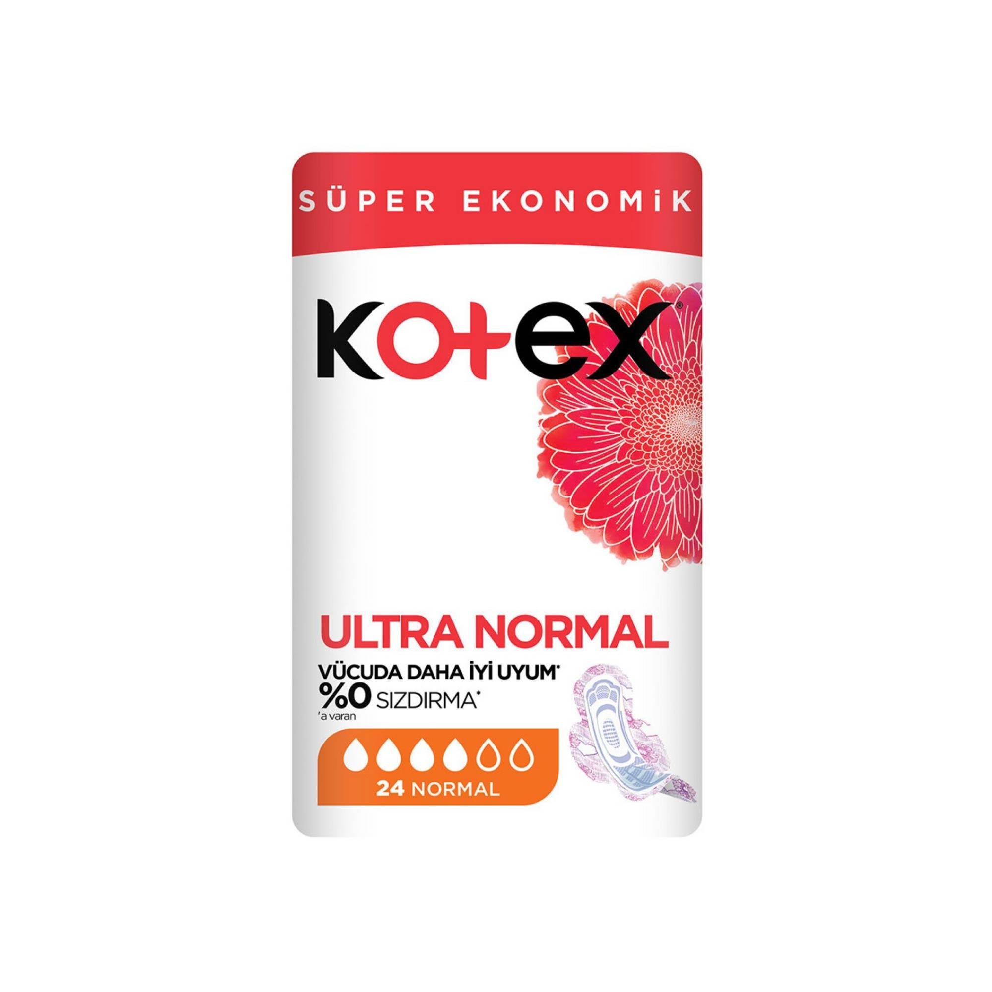 Kotex Hijyenik Ped Normal Süper Ekonomi 24lü