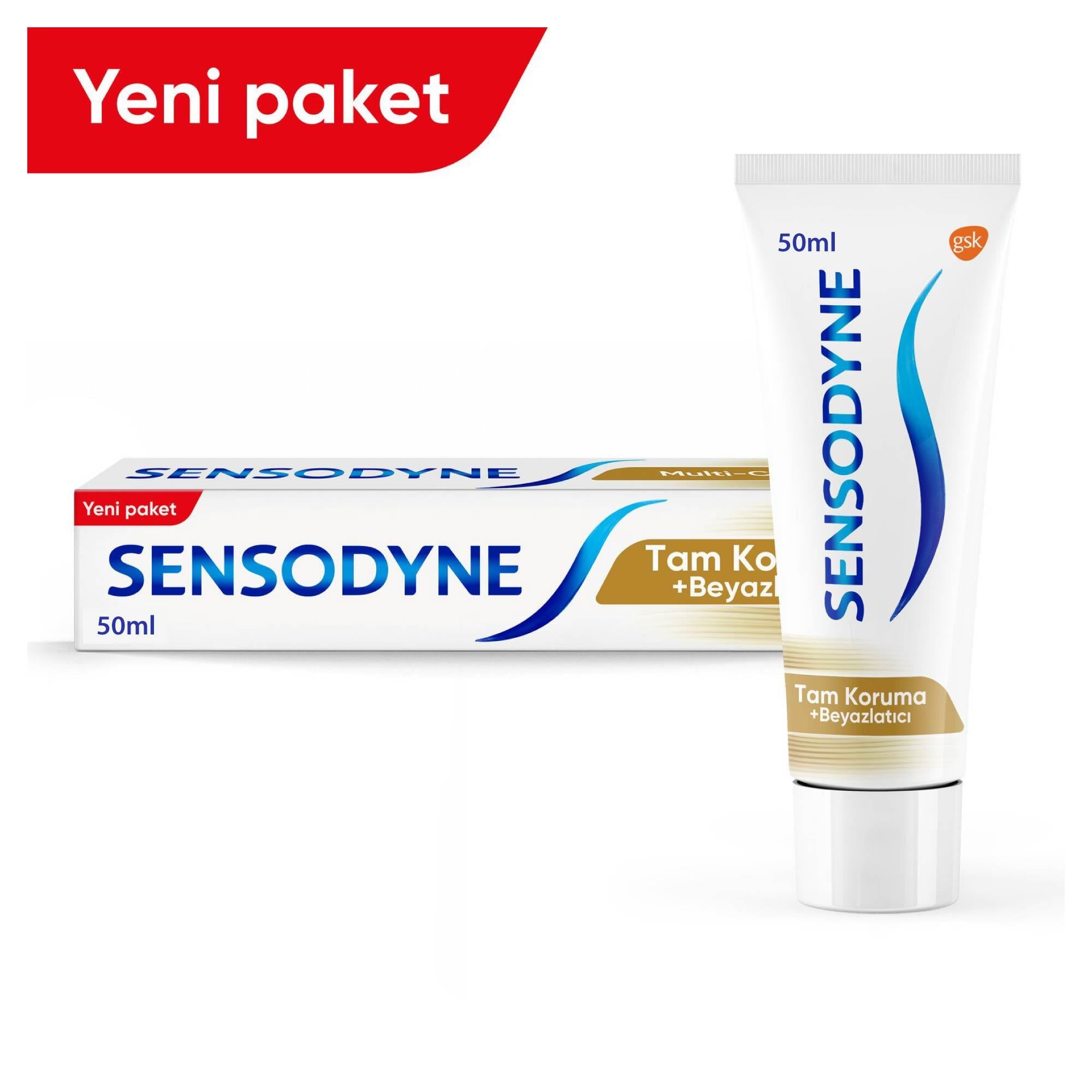 Sensodyne Diş Macunu Tam Koruma ve Beyazlatıcı 50 ml